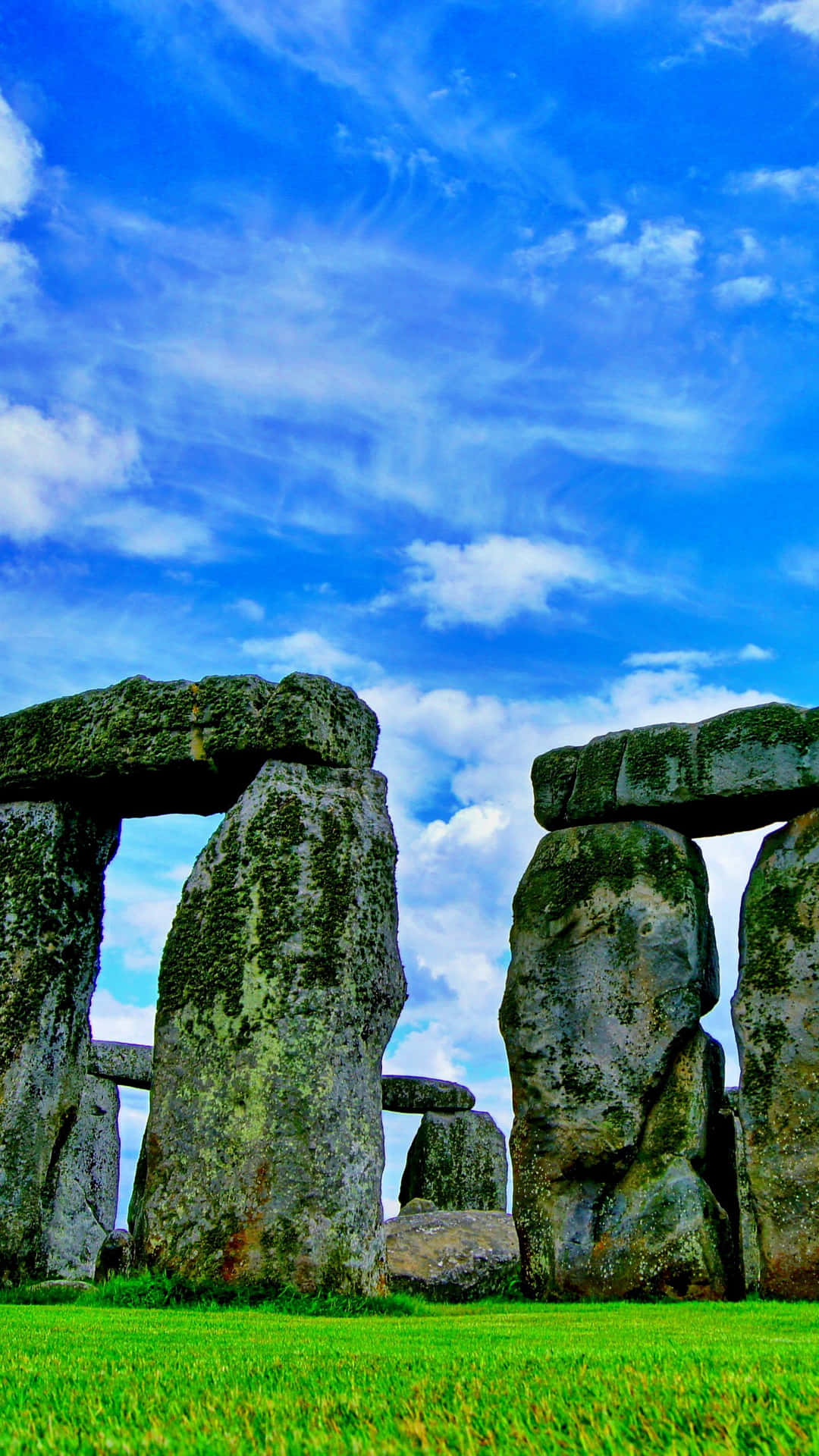 Majestic View Of Stonehenge In The United Kingdom Background