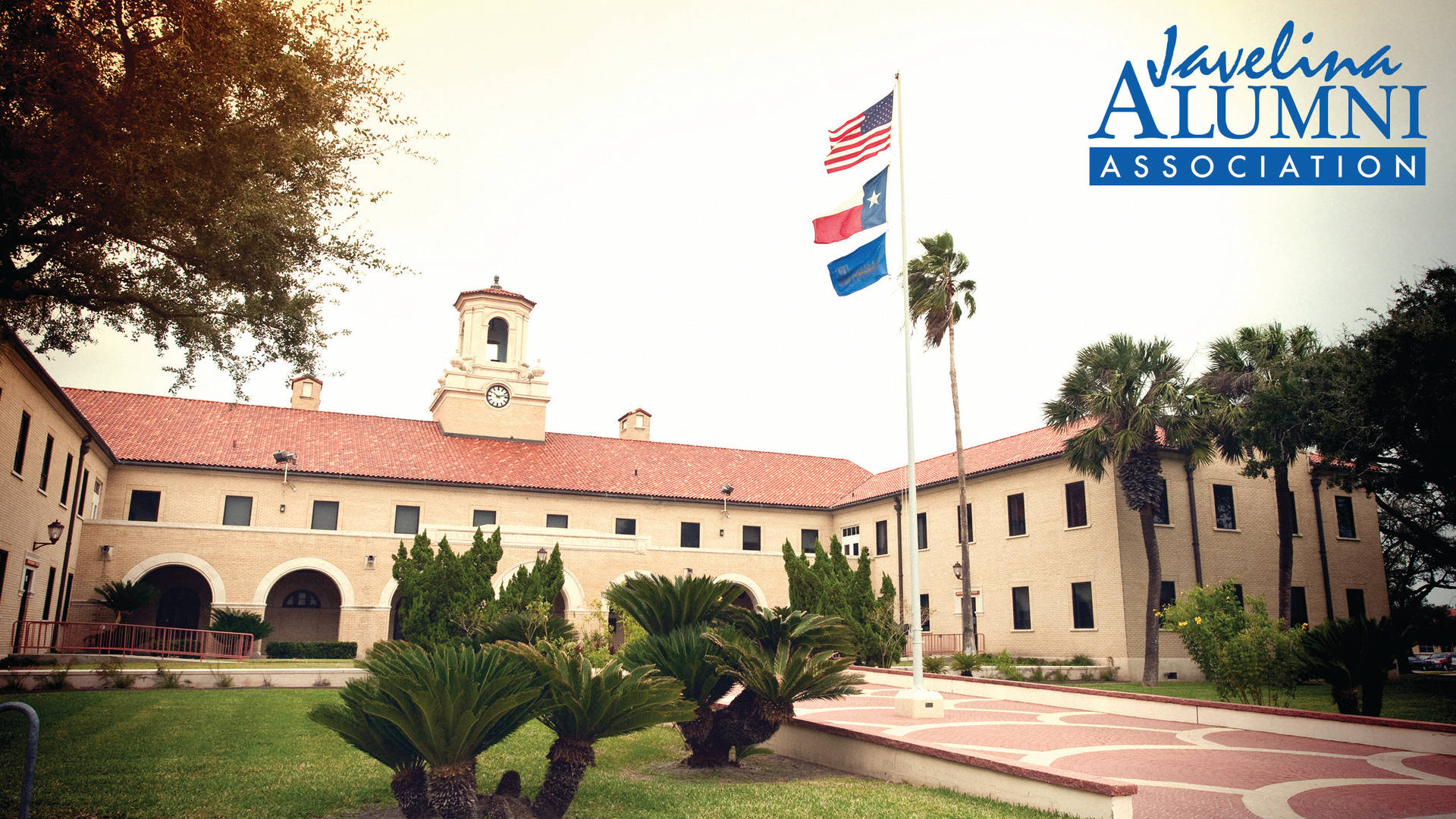 Majestic View Of Texas A&m University Kingsville Campus Background