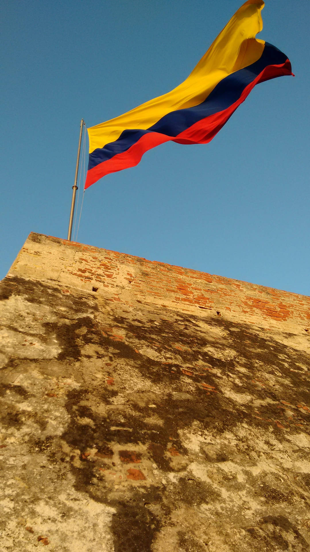 Majestic View Of The Colombian Flag