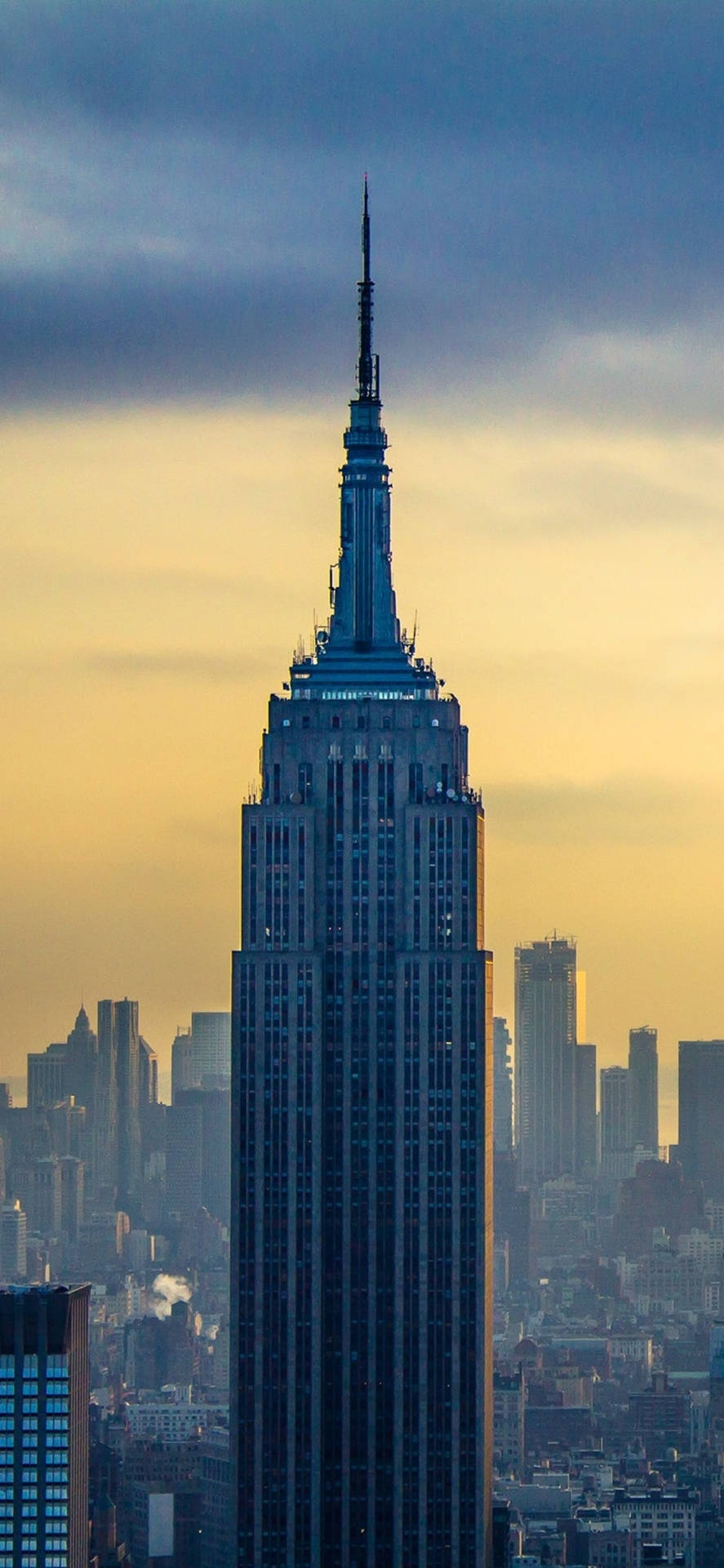 Majestic View Of The Empire State Building