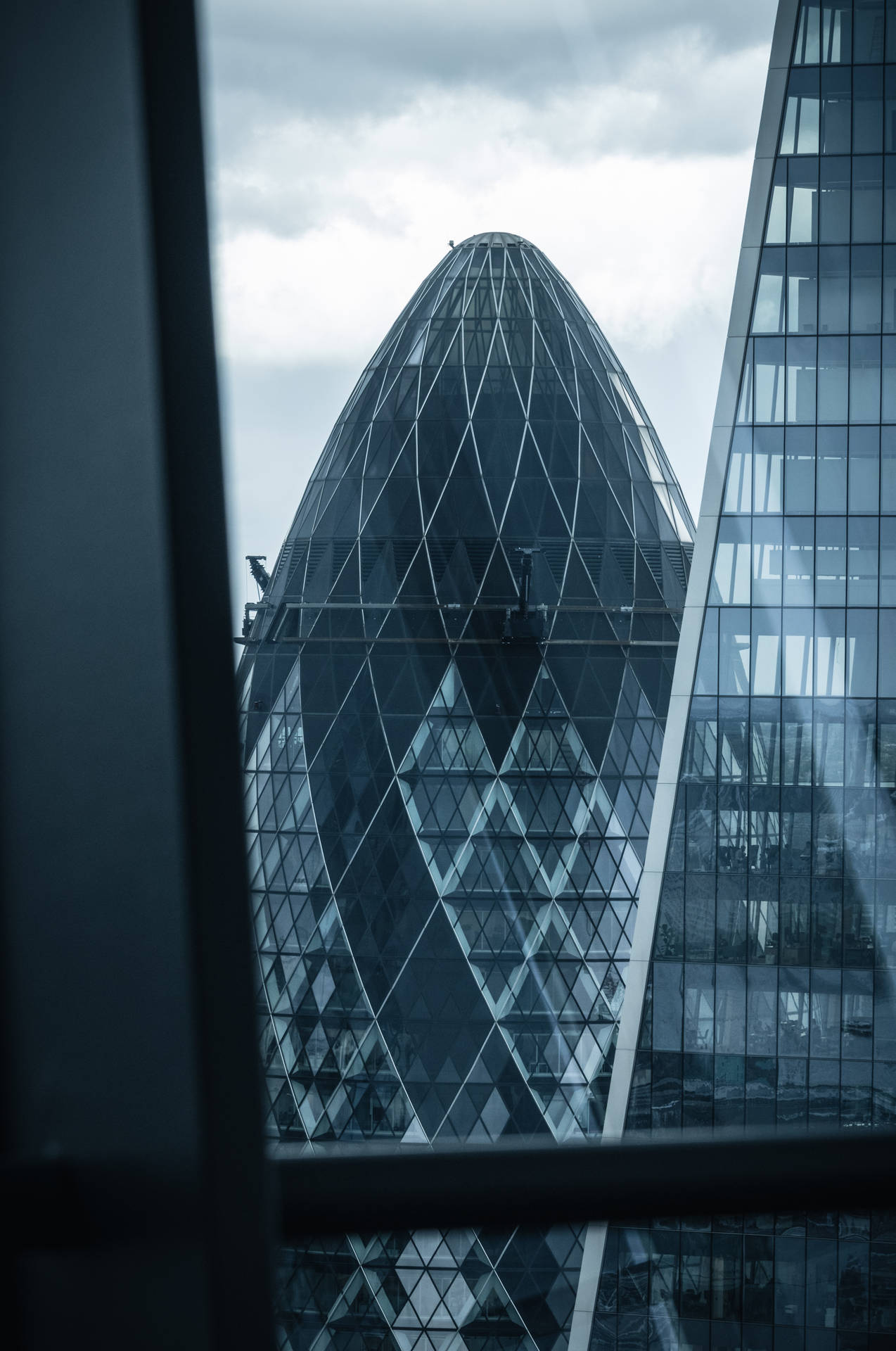 Majestic View Of The Gherkin Building Background