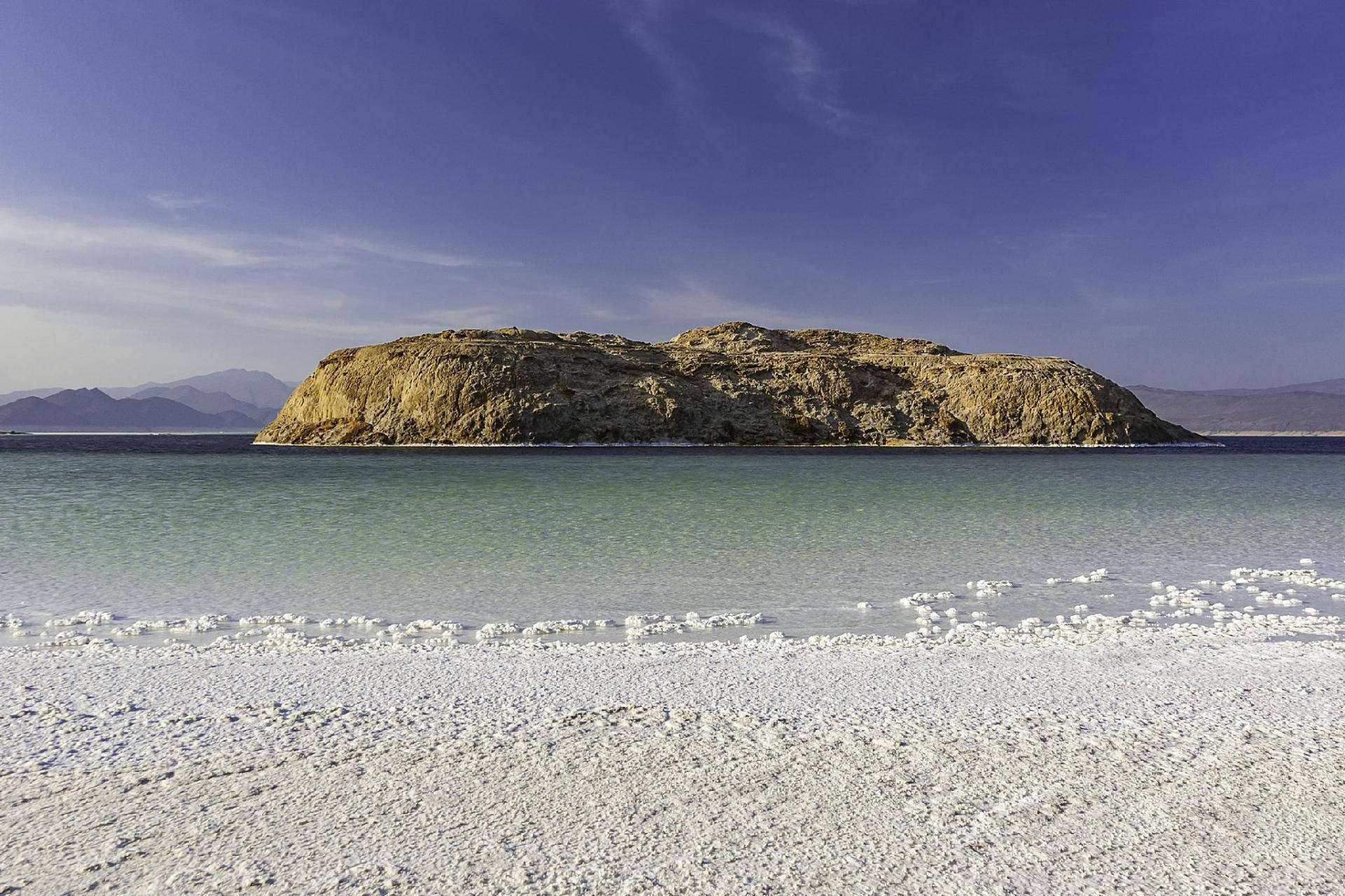 Majestic View Of The Lac Assal Lake, Djibouti