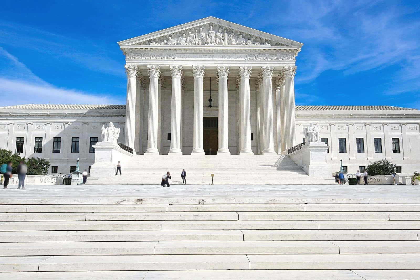 Majestic View Of The Supreme Court Building