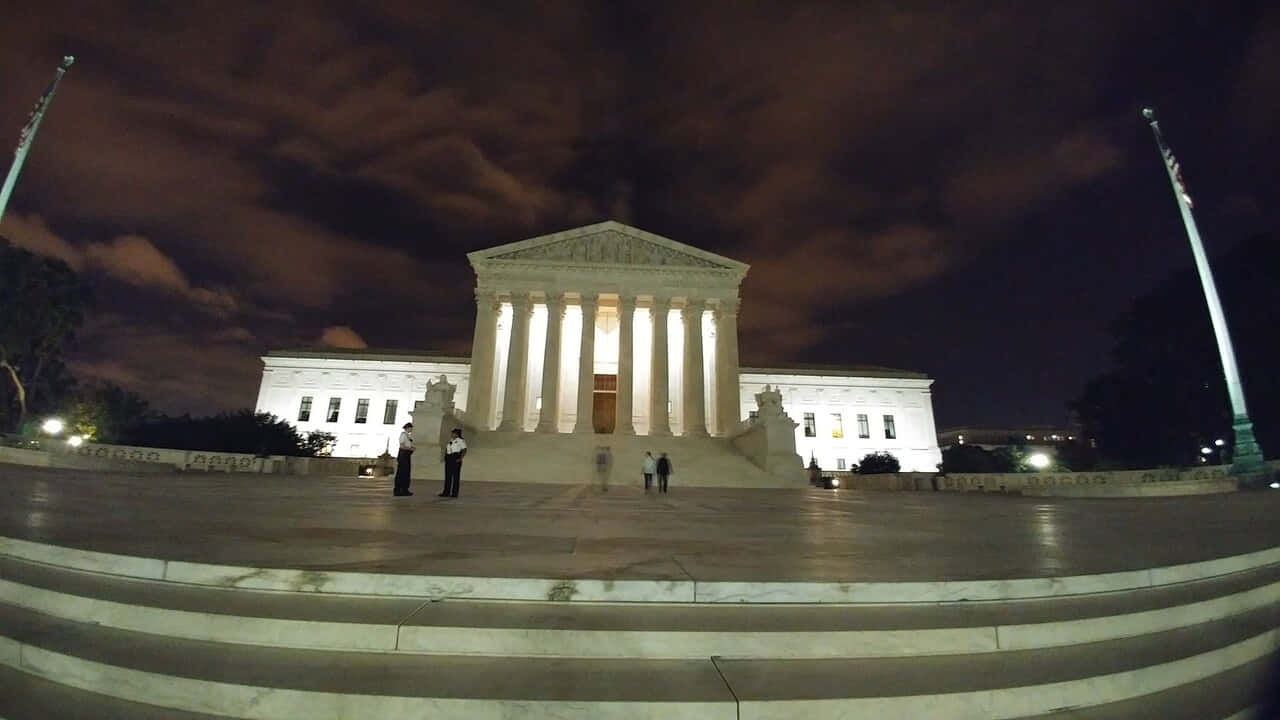 Majestic View Of The Supreme Court Building