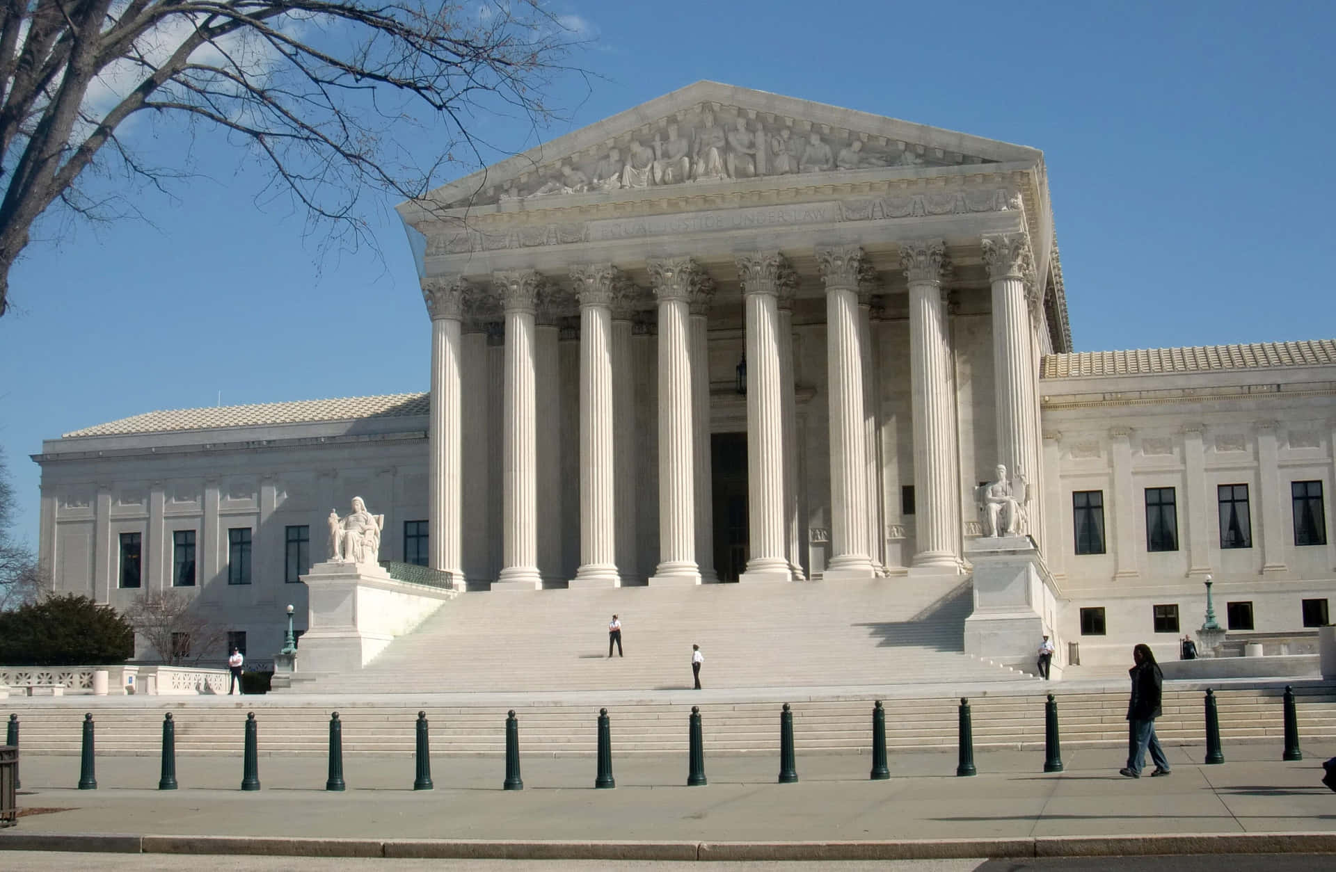 Majestic View Of The Supreme Court Building, Washington D.c