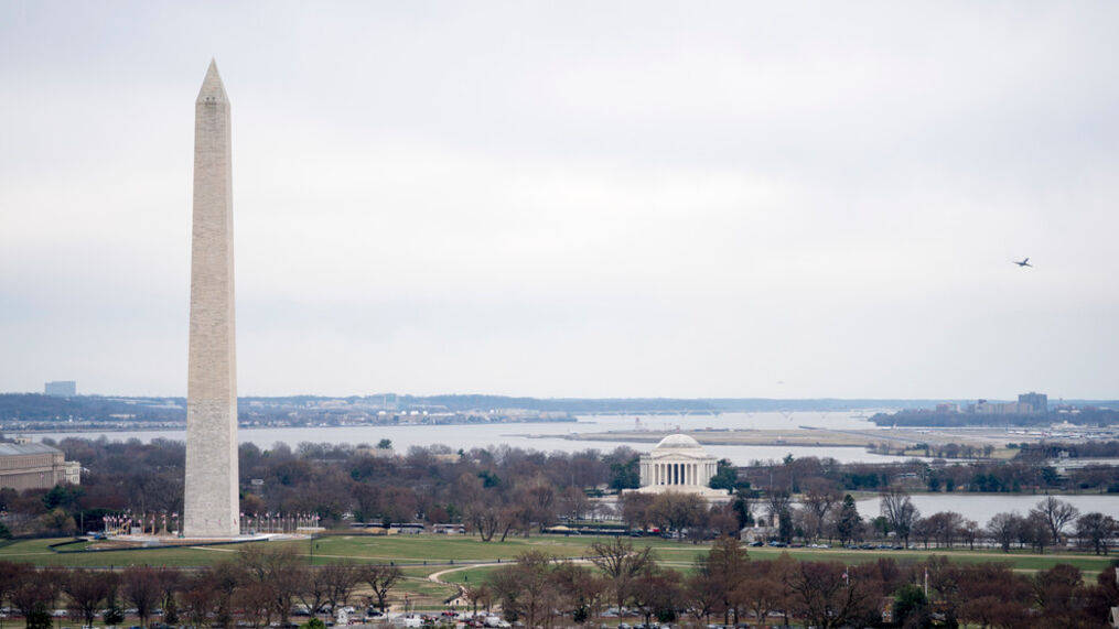 Majestic View Of The Vintage Washington Monument