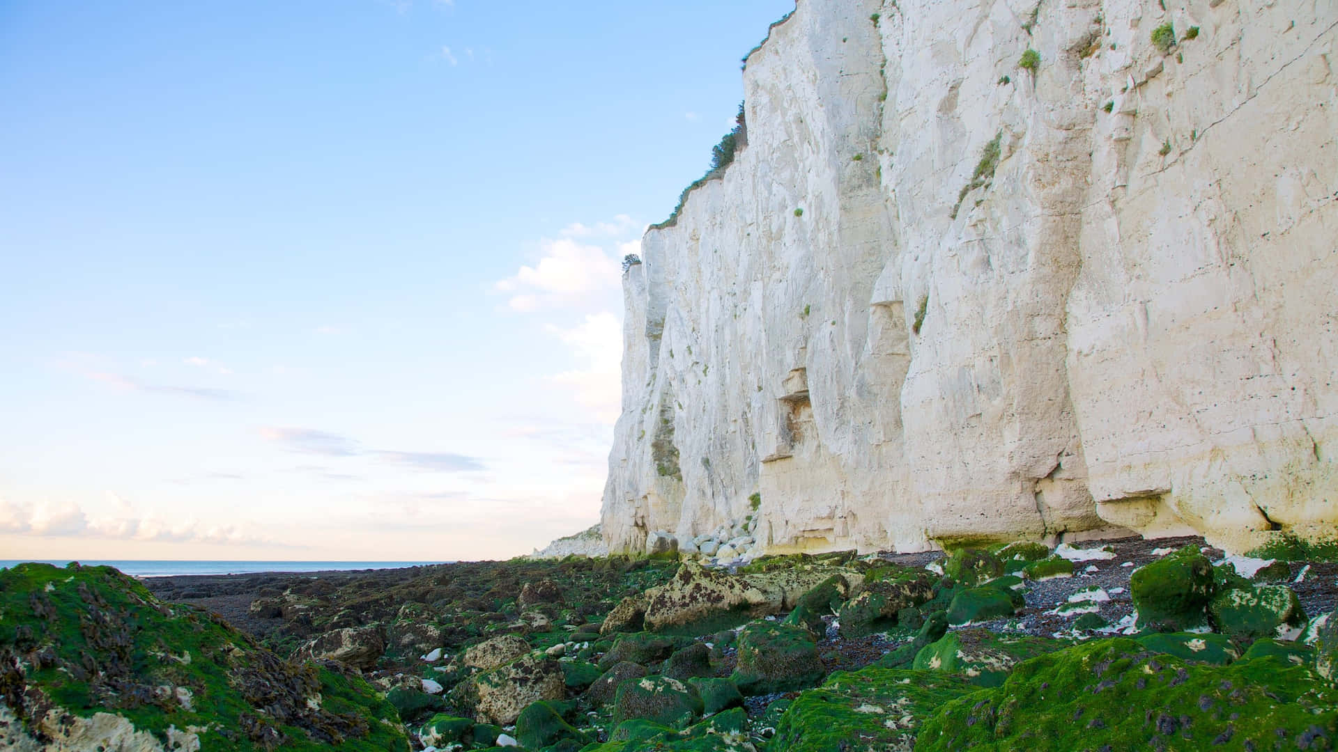 Majestic View Of The White Cliffs Of Dover