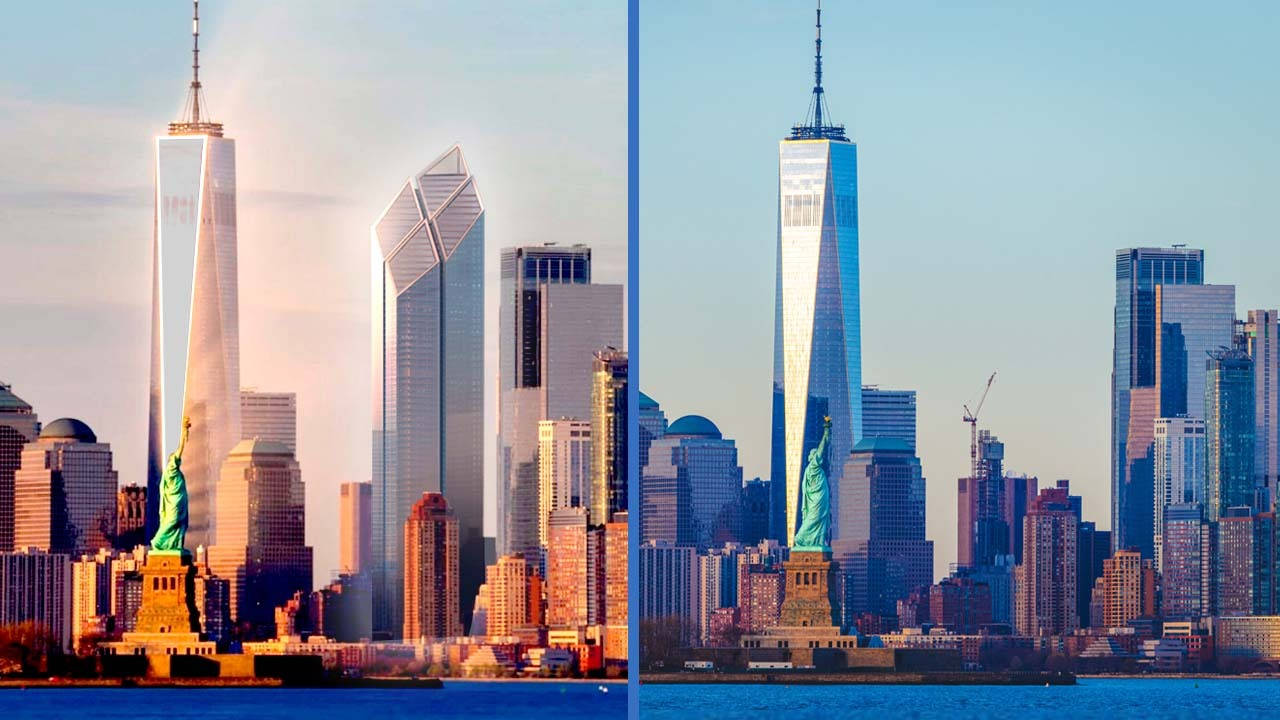 Majestic View Of The World Trade Center Background