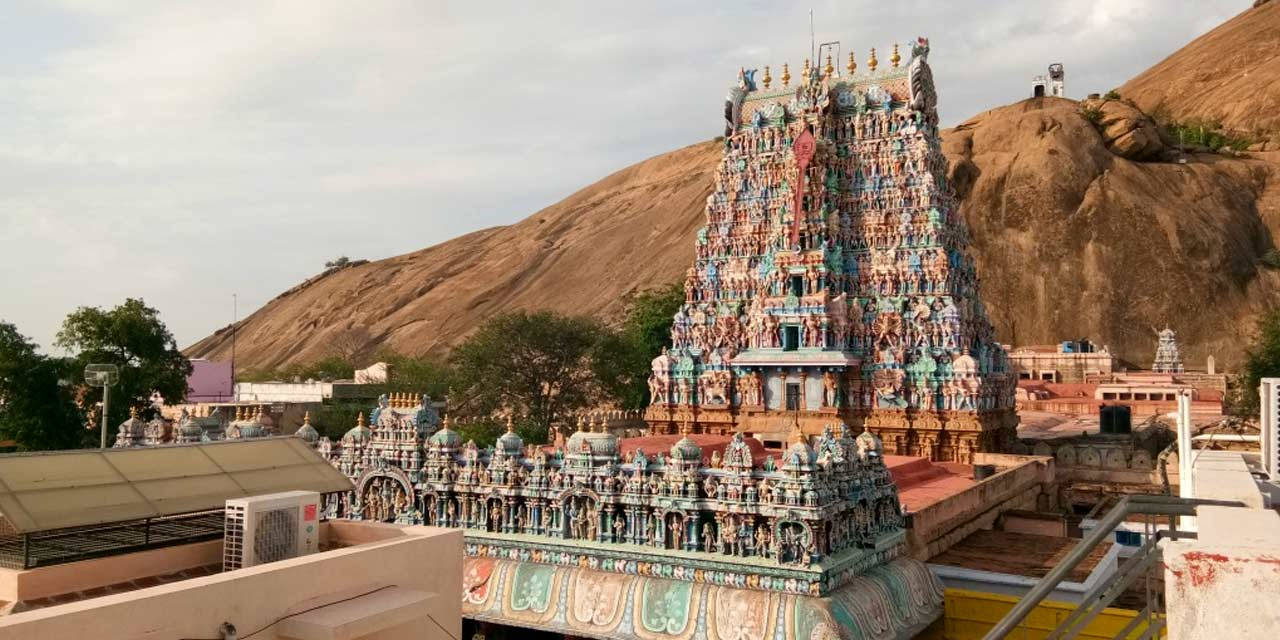 Majestic View Of Thiruparankundram Murugan Temple