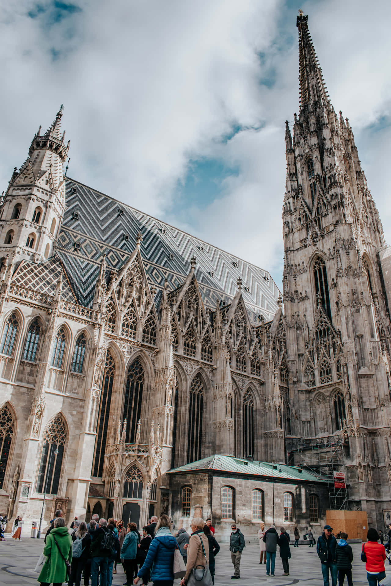 Majestic View Of Vienna's St. Stephen's Cathedral Background