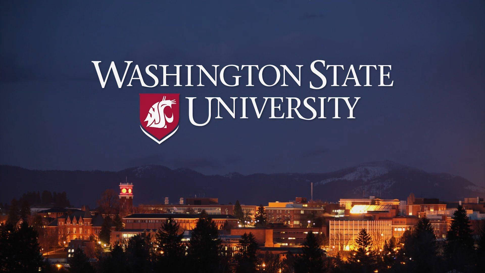 Majestic View Of Washington State University Campus Background