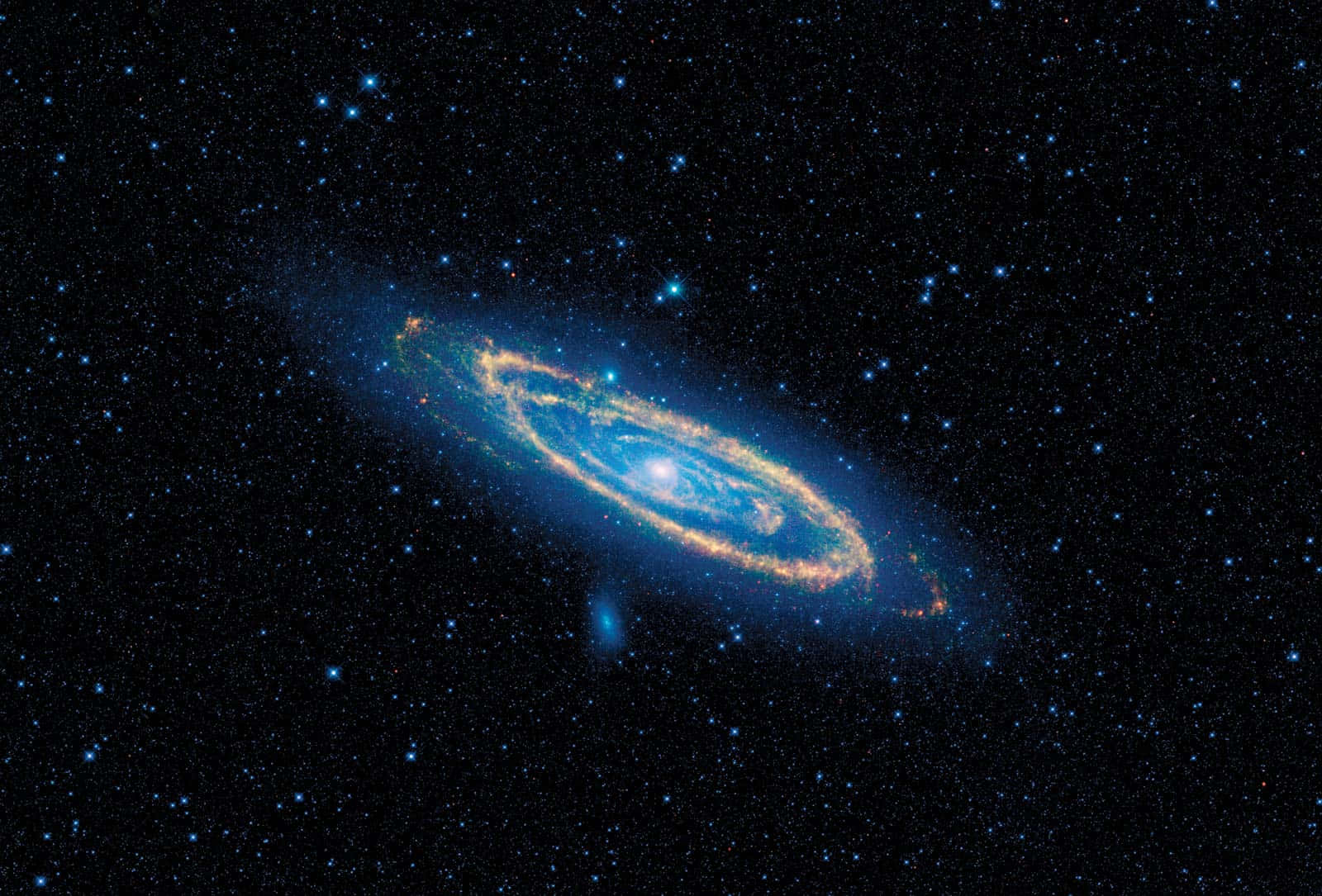 Majestic Whirlpool Galaxy – A Cosmic Wonder Background
