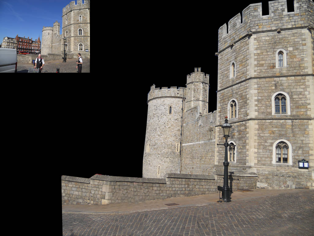 Majestic White Windsor Castle At Sunset Background