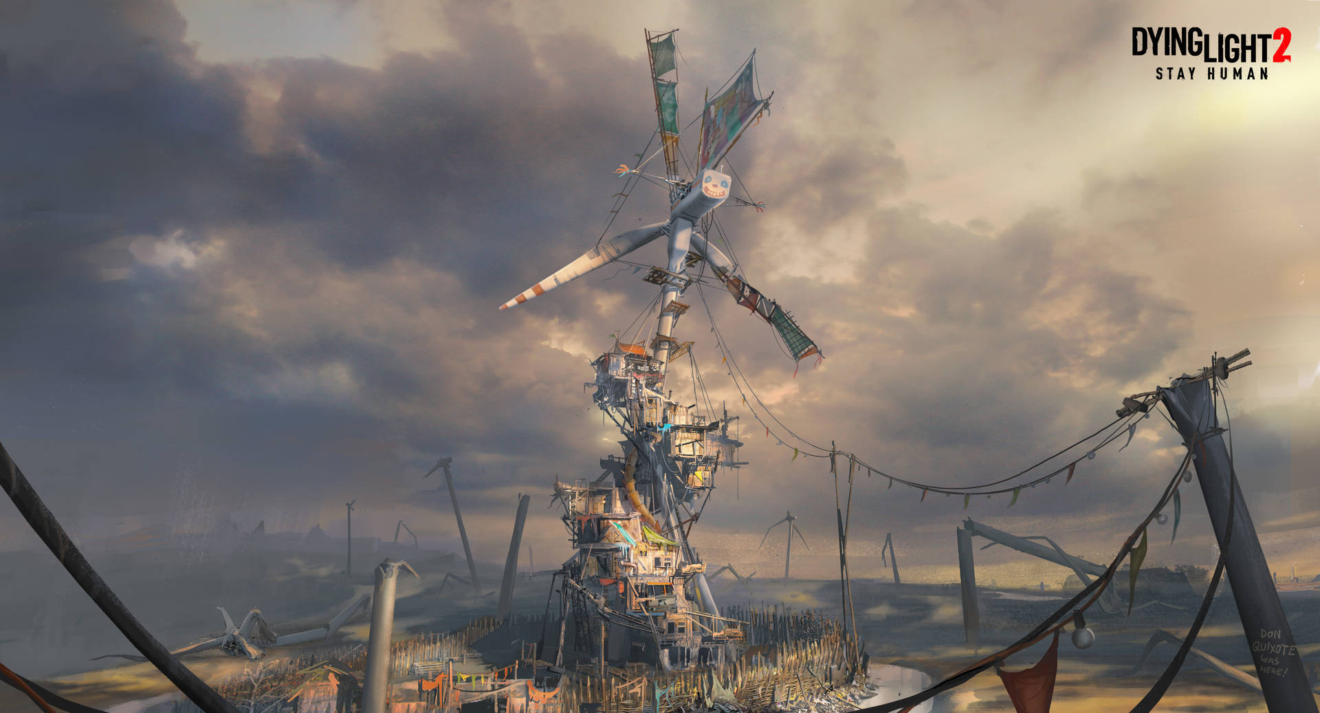 Majestic Windmill Scene In Dying Light 2