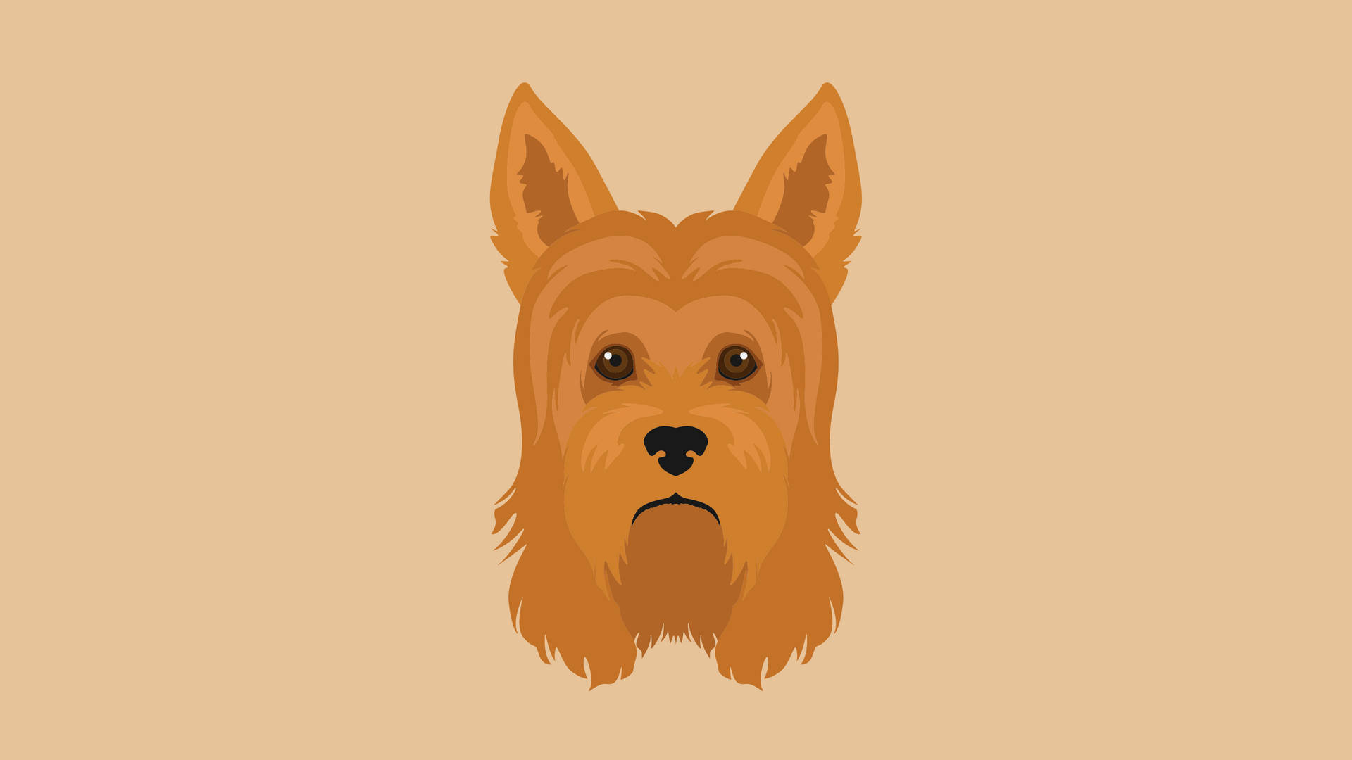 Majestic Yorkshire Terrier Digital Art Rendering