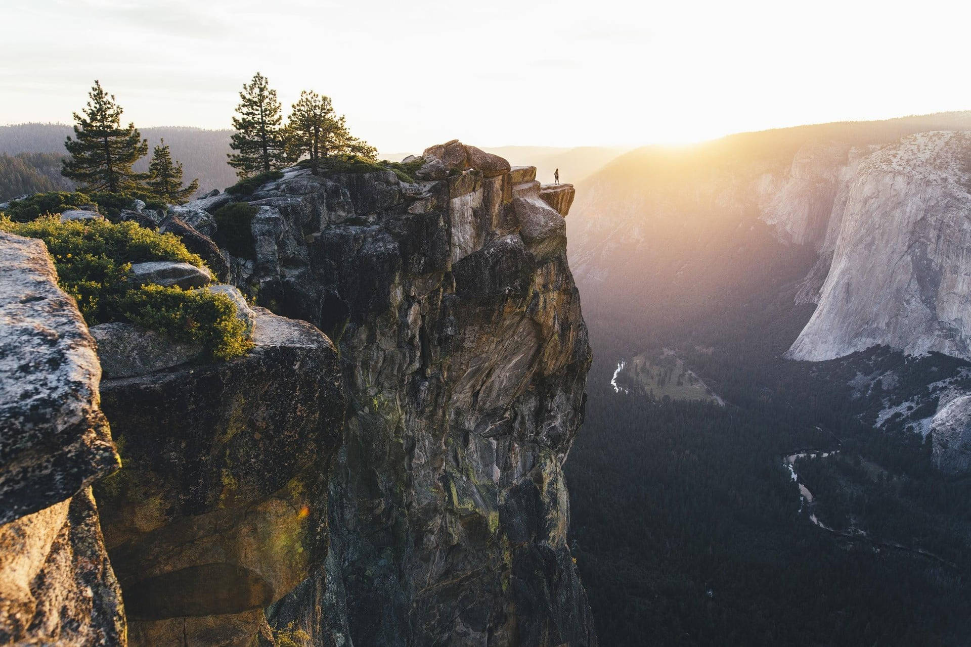 Majestic Yosemite National Park At Twilight