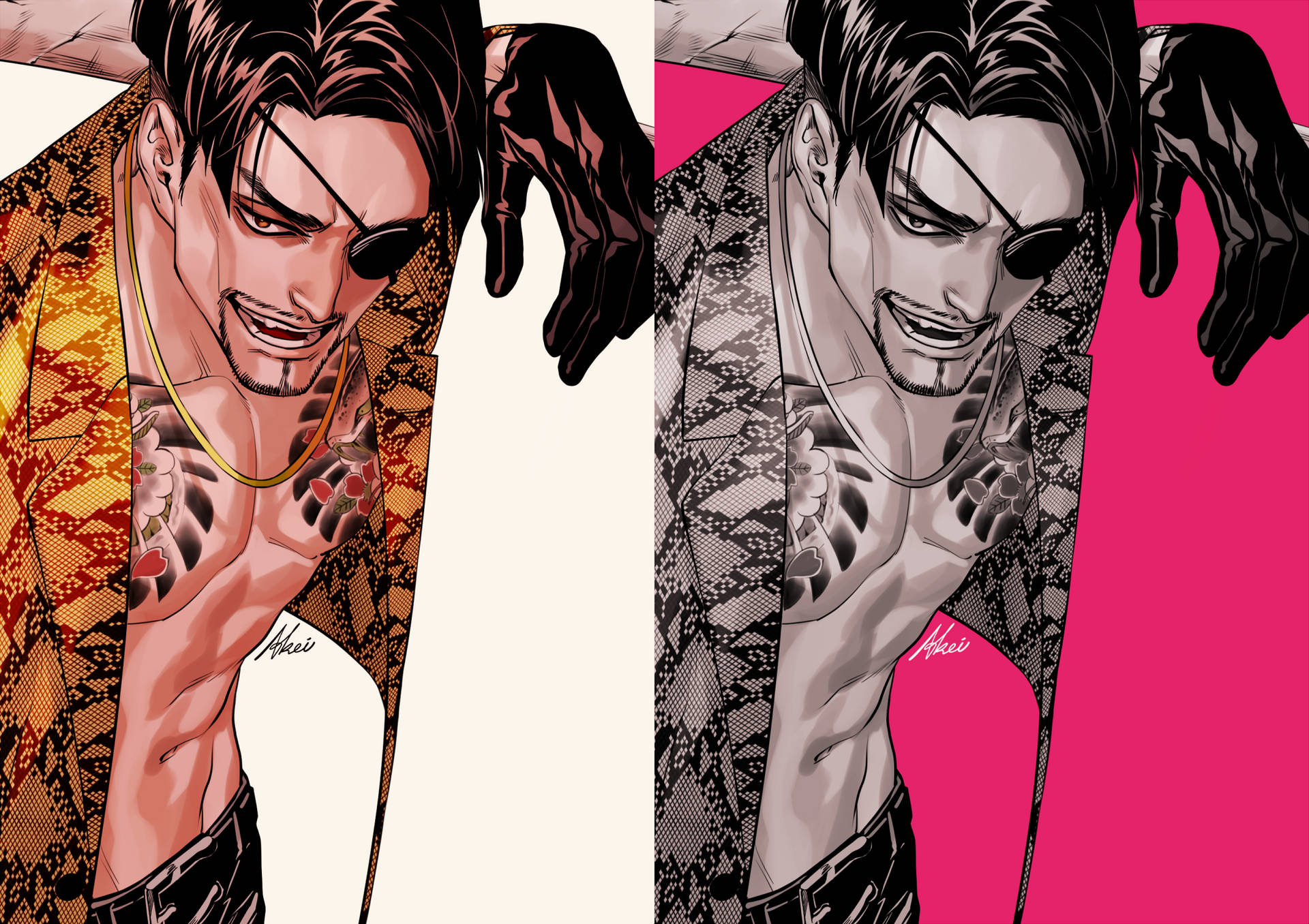 Majima Goro, The Notorious Yakuza Of Kamurocho Background