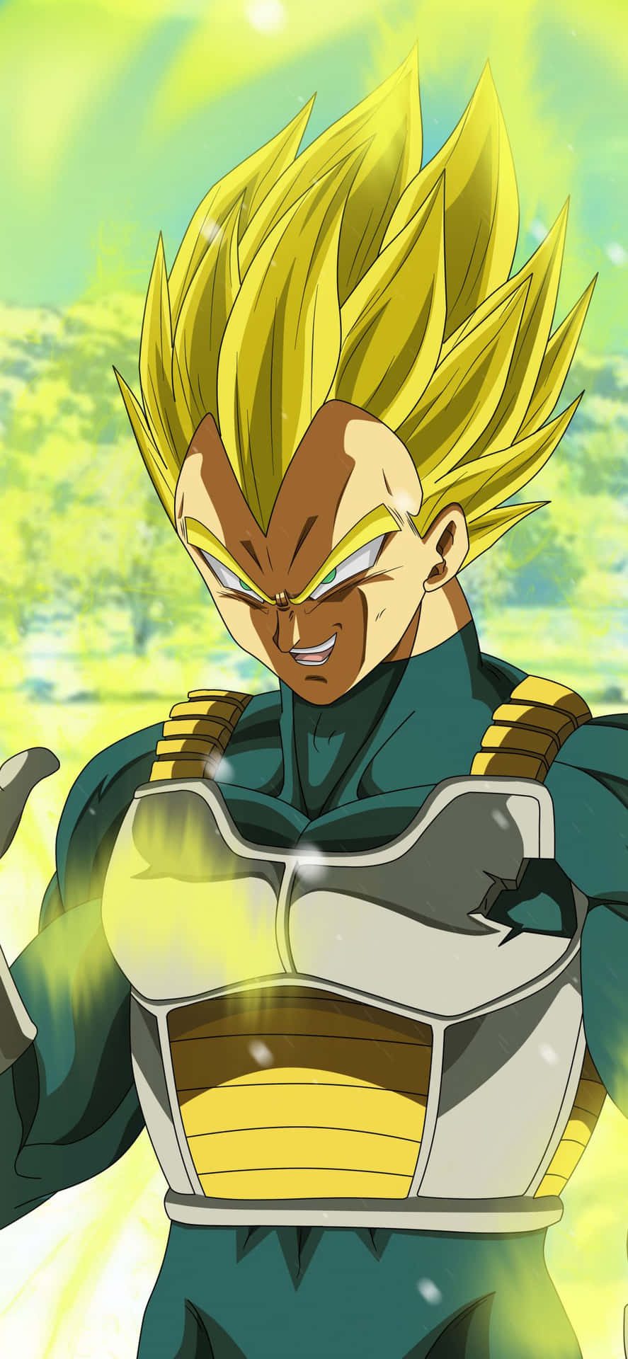 Majin Vegeta Shows His Devilish Smile