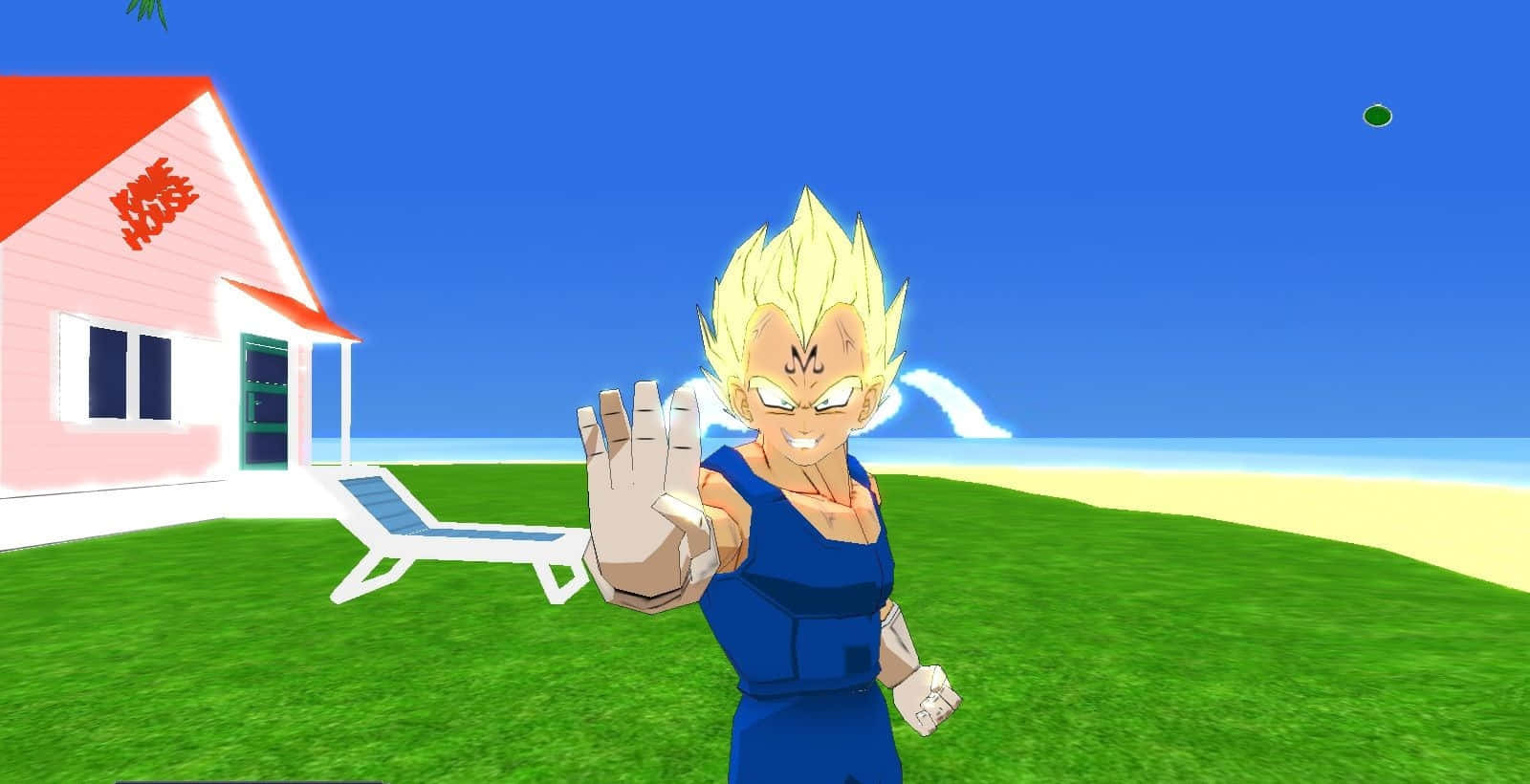 Majin Vegeta Strikes A Winning Smile