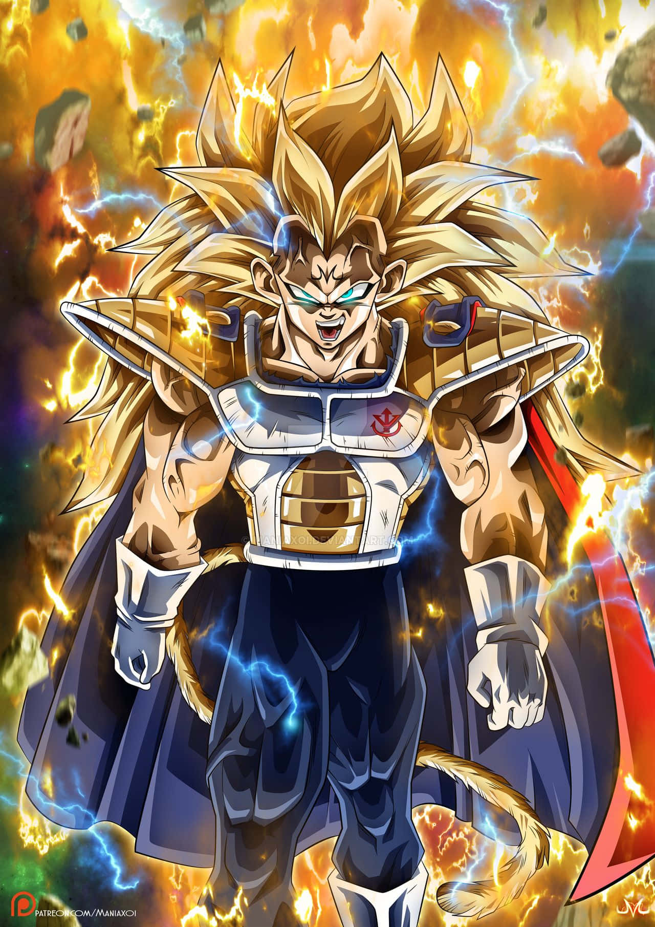 Majin Vegeta With An Evil Smile