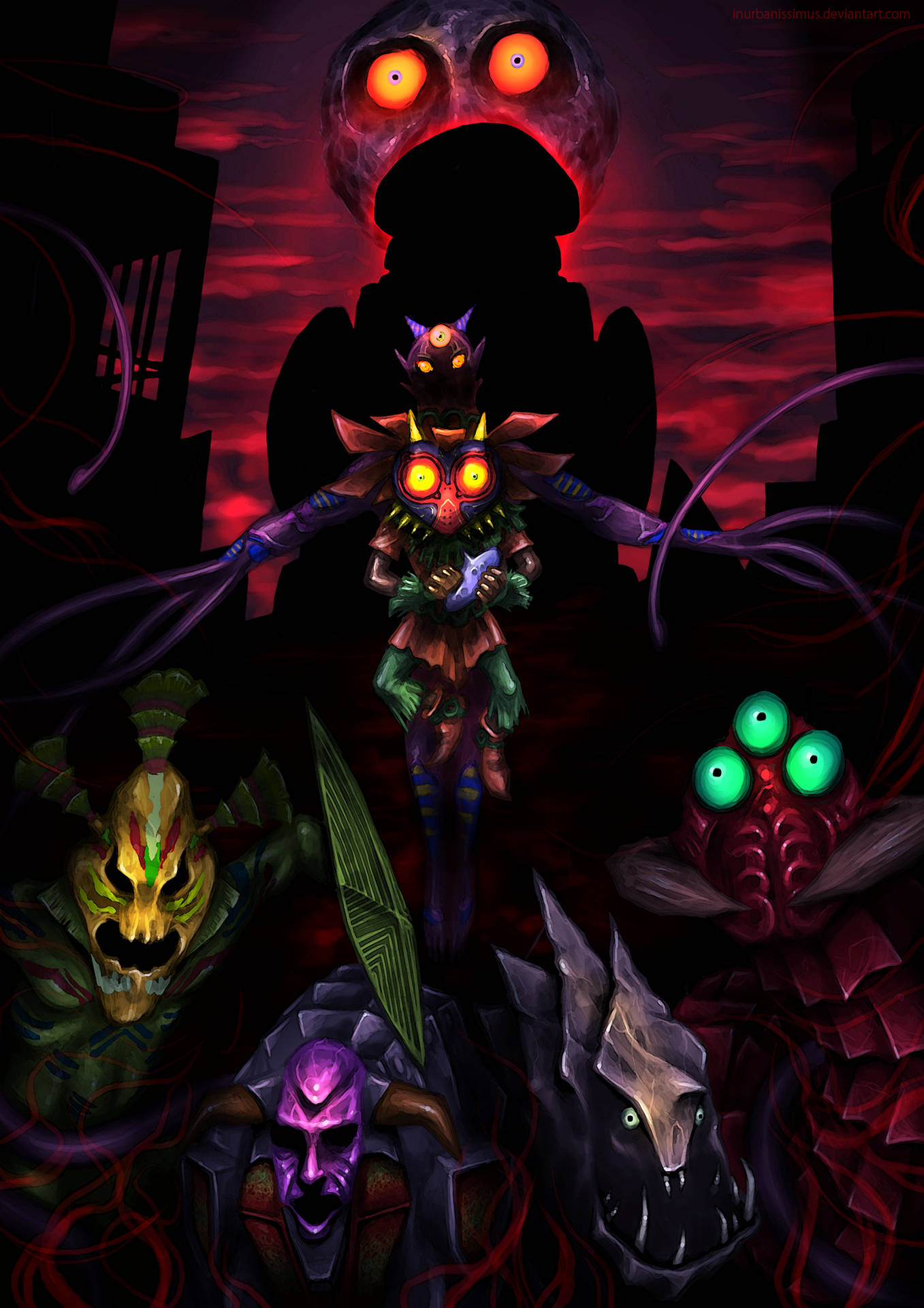 Majora's Mask Collection Background