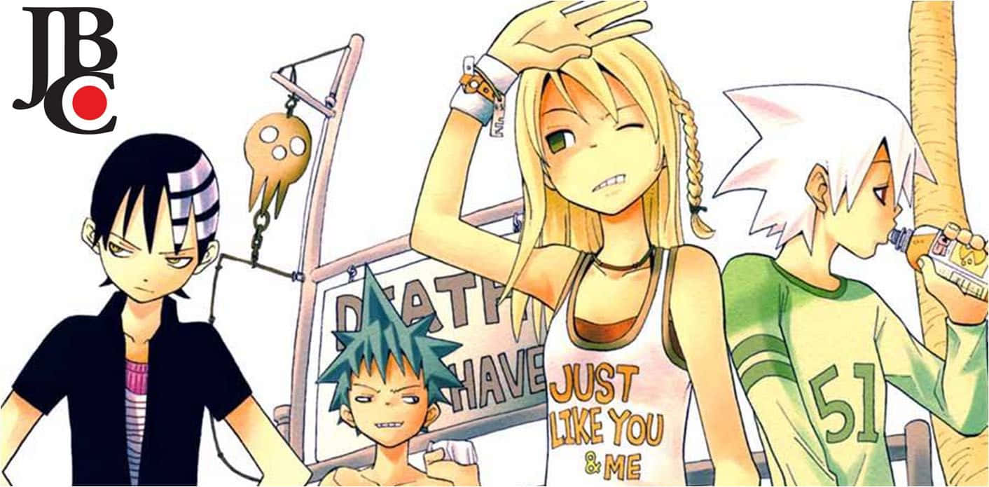 Maka, Black Star And Death The Kid From Soul Eater Manga