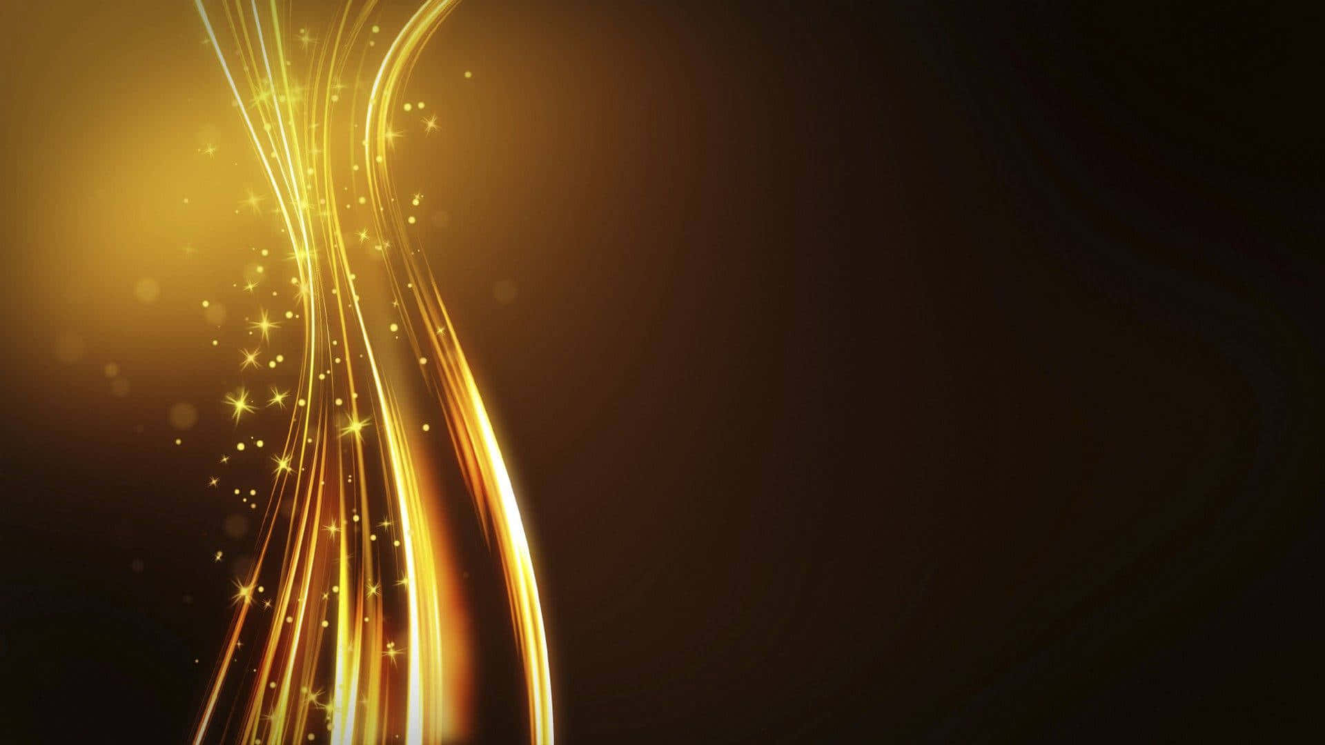 Make A Bold Statement With A Black And Gold Desktop Background