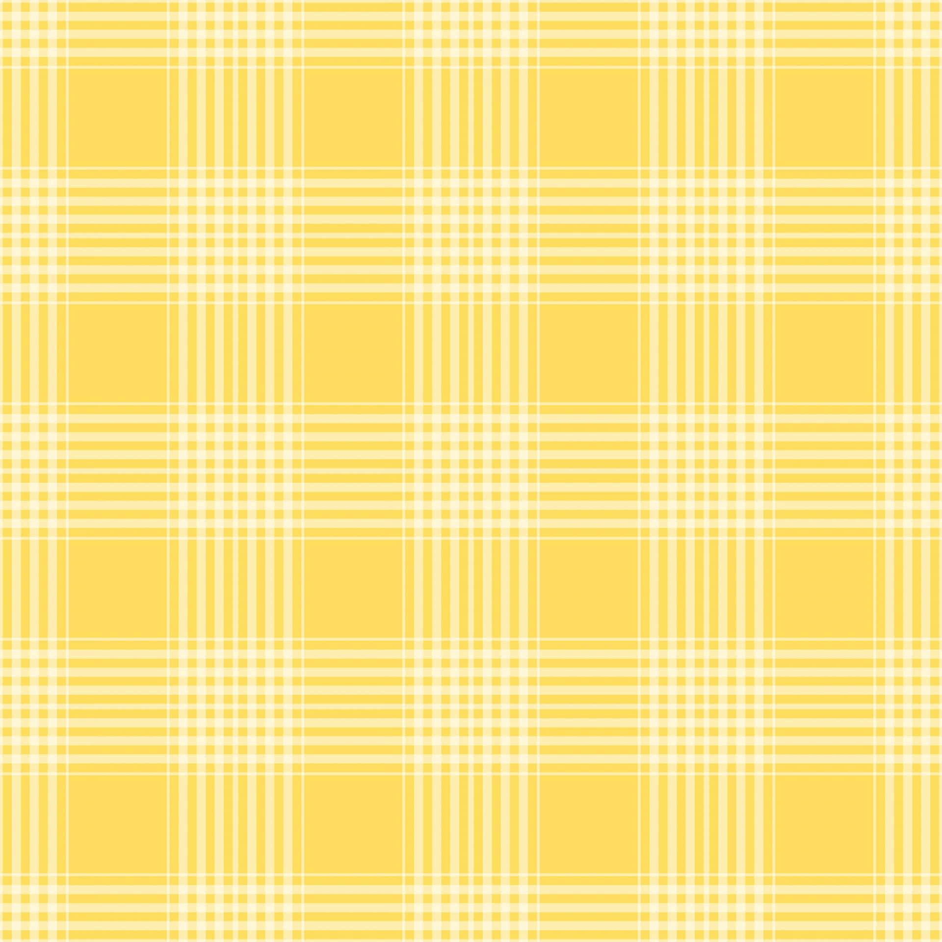 'make A Bold Statement With Aesthetic Yellow Plaid!' Background