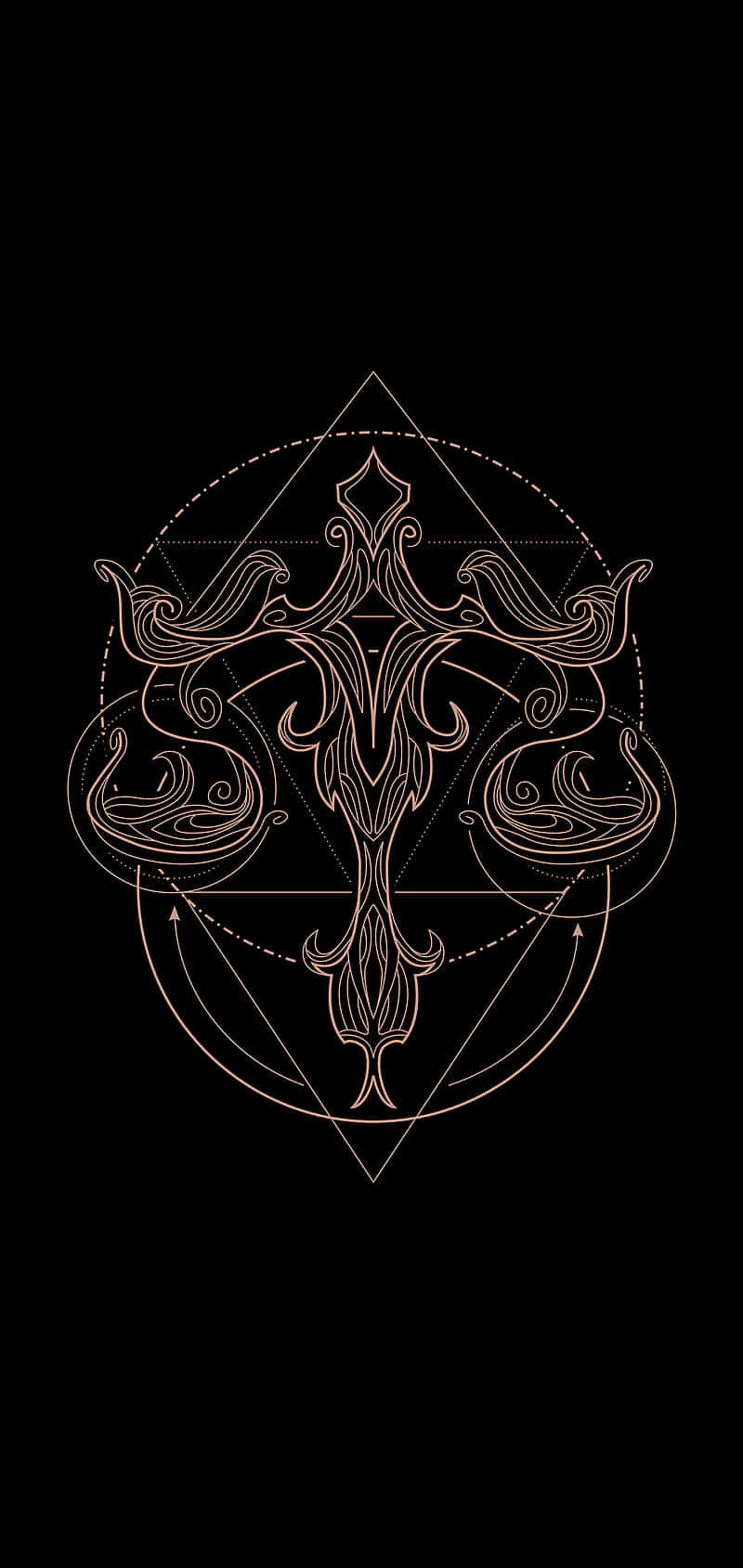 Make A Cosmic Connection With Aesthetic Astrology Background