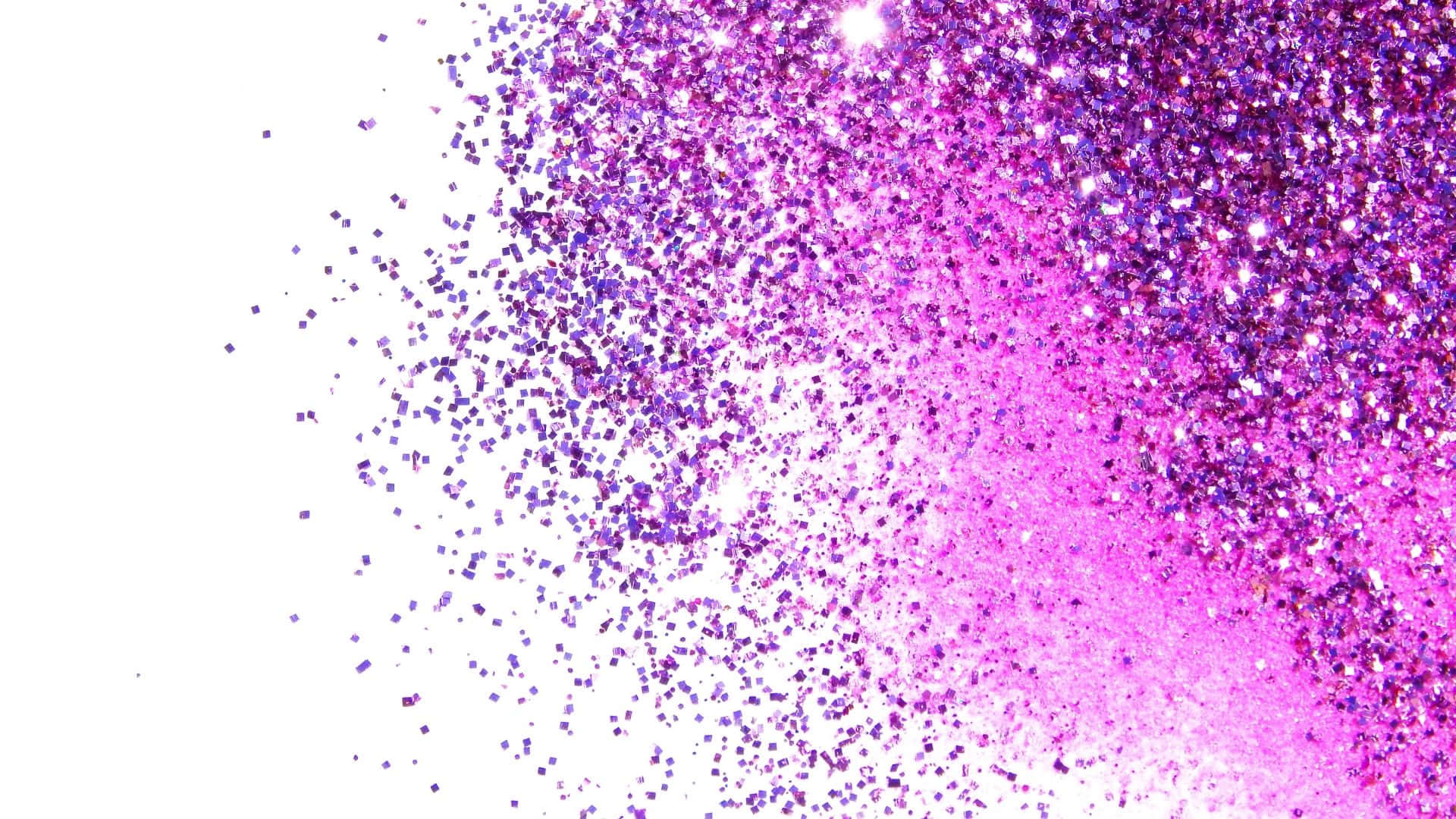 Make A Sparkle With Purple Glitter Background