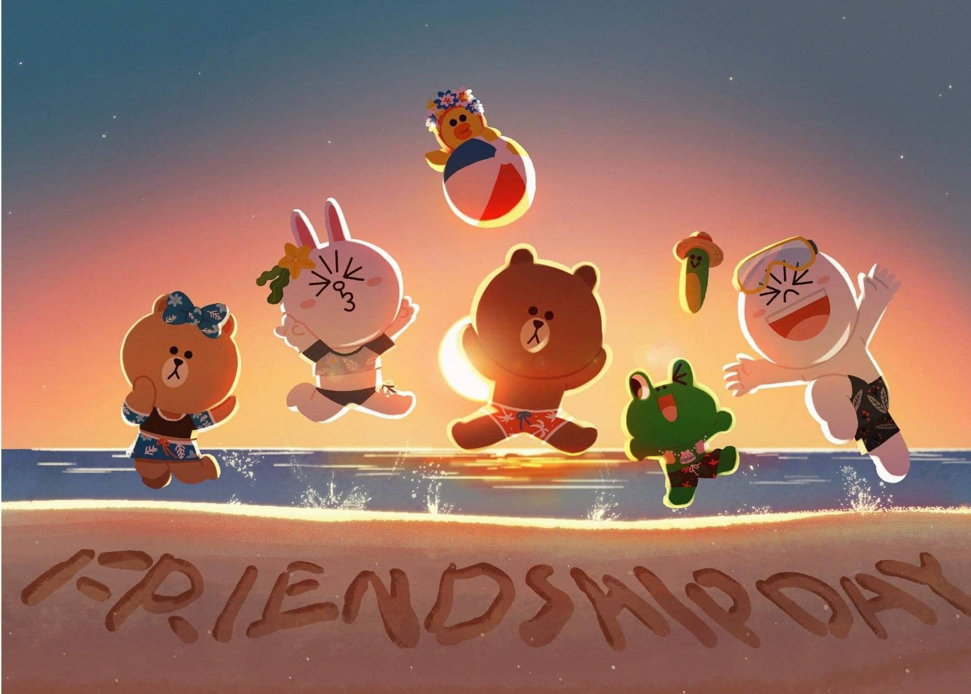 Make A Splash With Line Friends