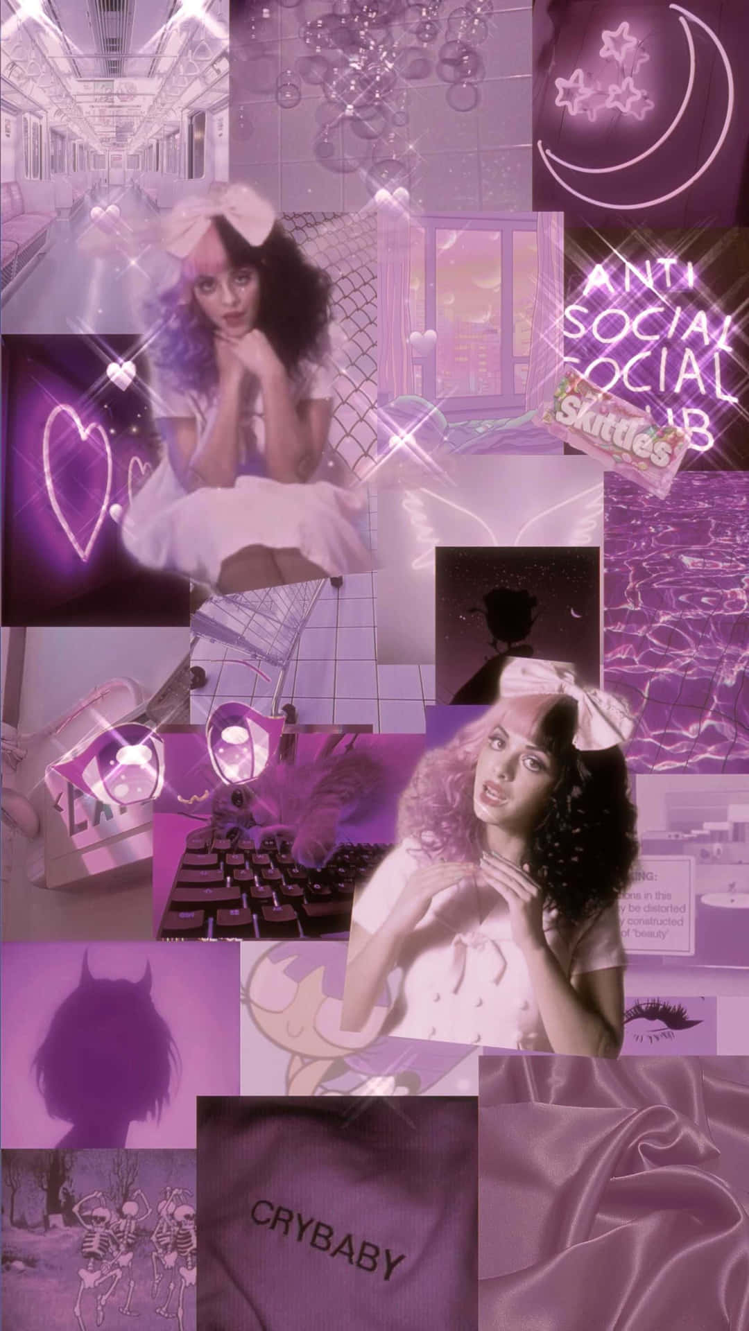 Make A Statement In Bold Colors With This Melanie Martinez Aesthetic Wallpaper Background