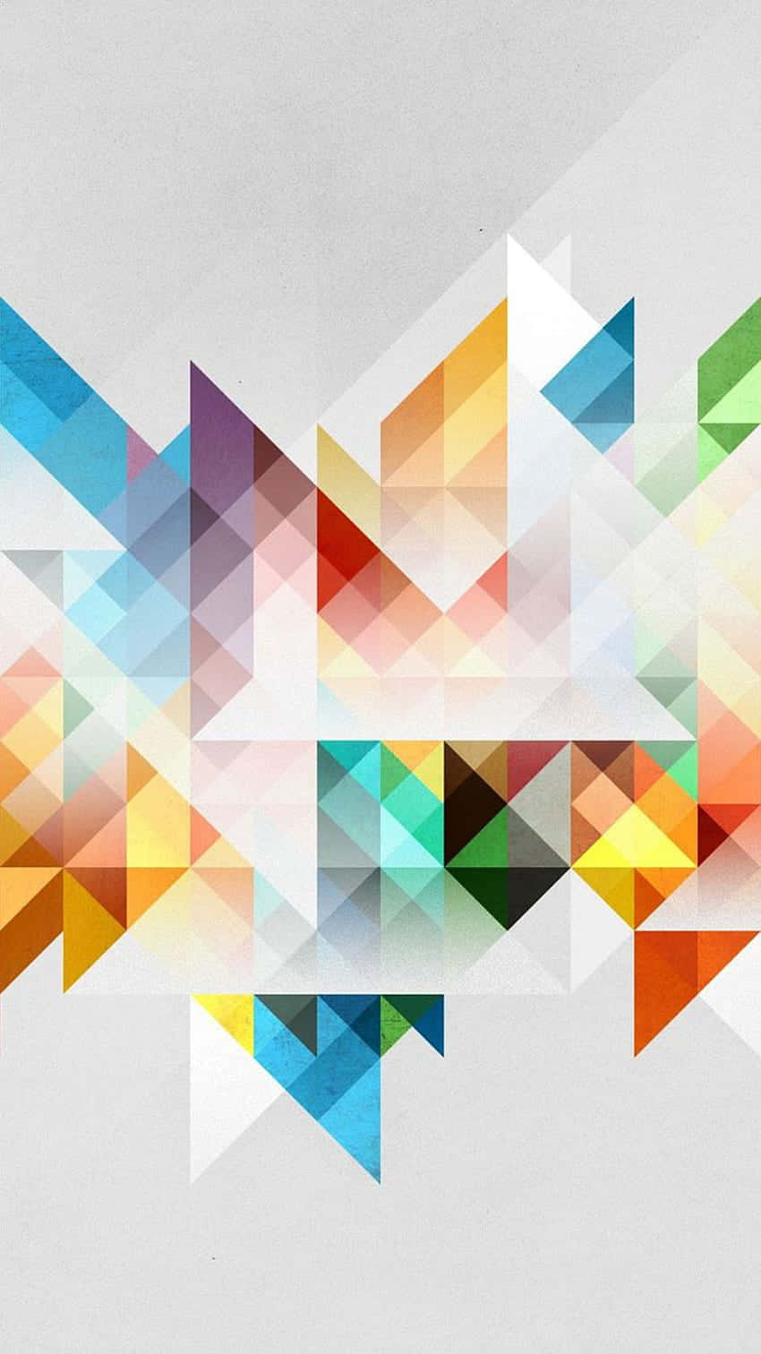 Make A Statement With The Geometric Iphone Background