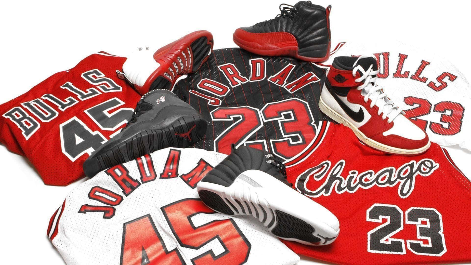 Make A Statement With The Iconic Red Jordan Background