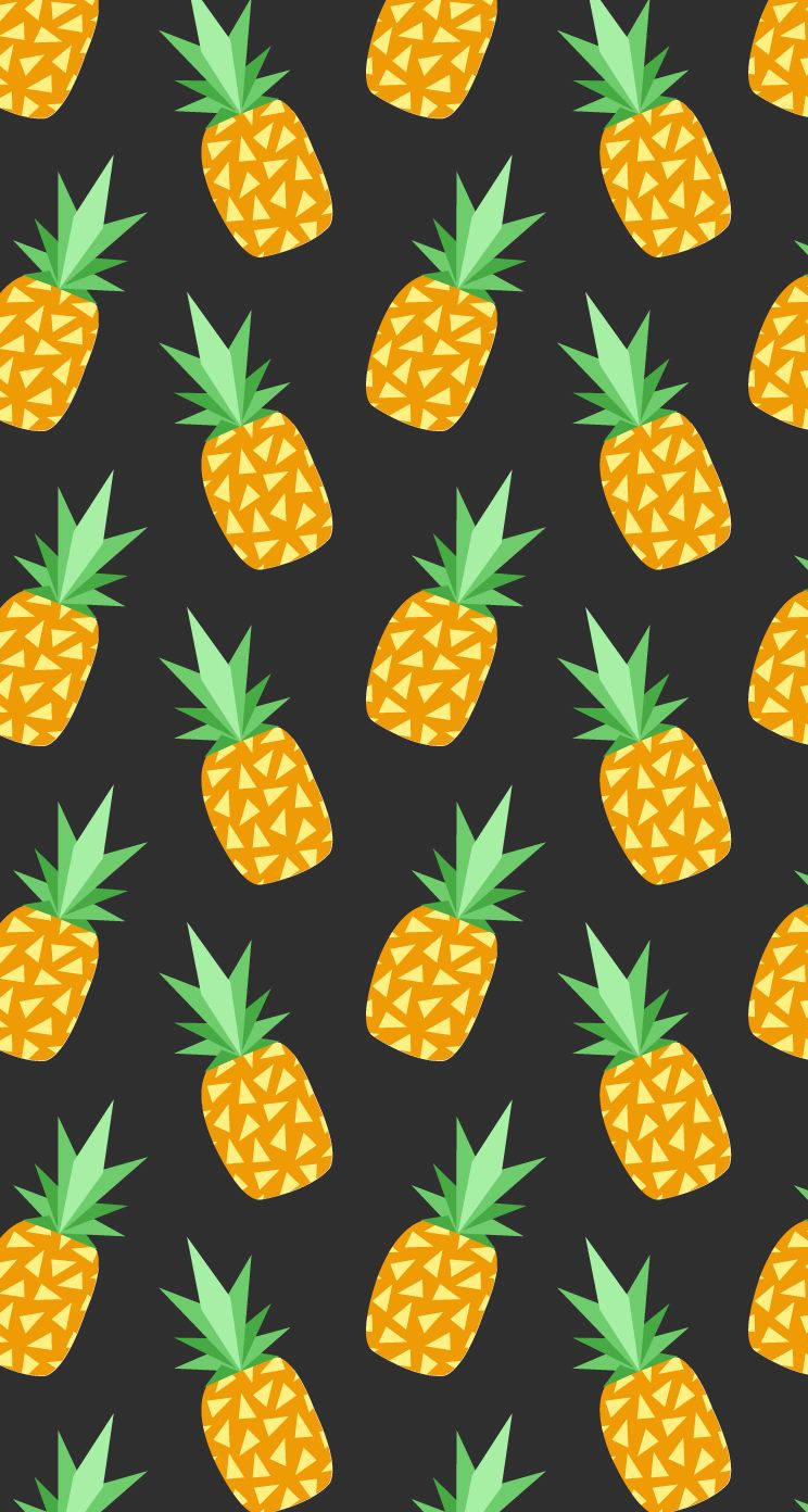 Make A Statement With The Pineapple Iphone Background