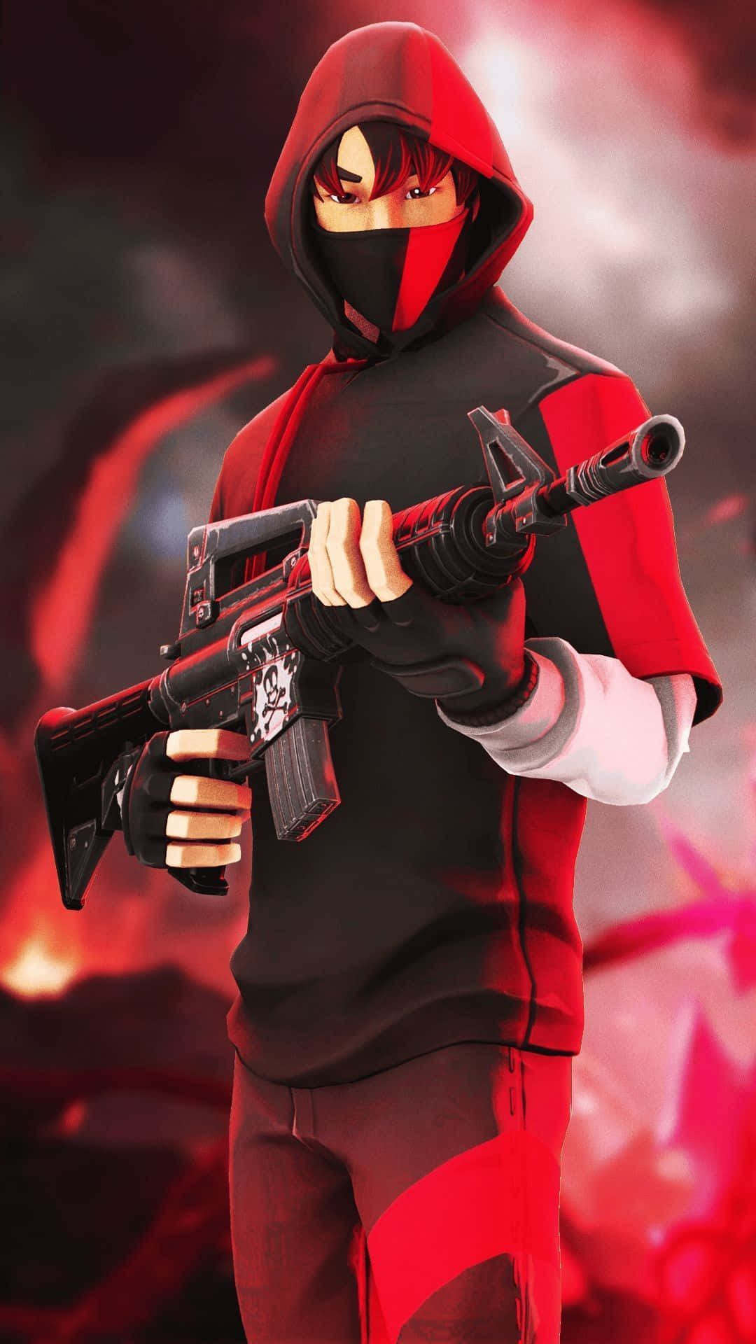 Make A Statement With The Ruby Skin And Stand Out In Fortnite Background