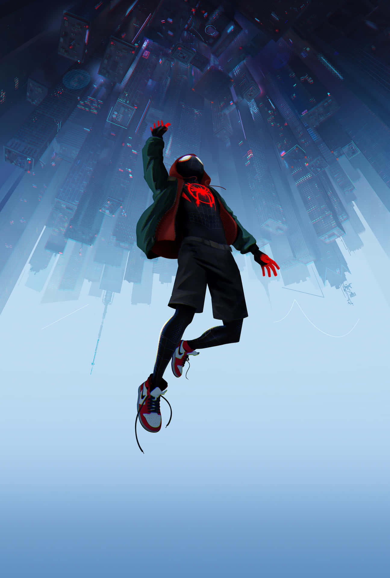 Make A Statement With The Sleek And Stylish Miles Morales Iphone. Background