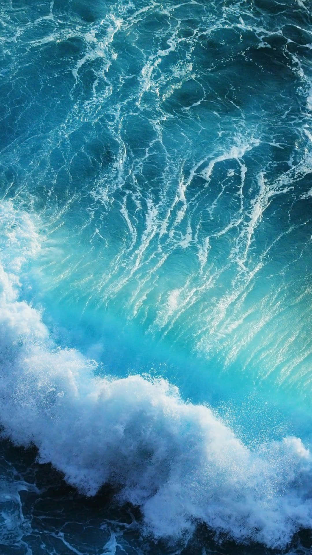 Make A Style Statement With The Wave Iphone Background