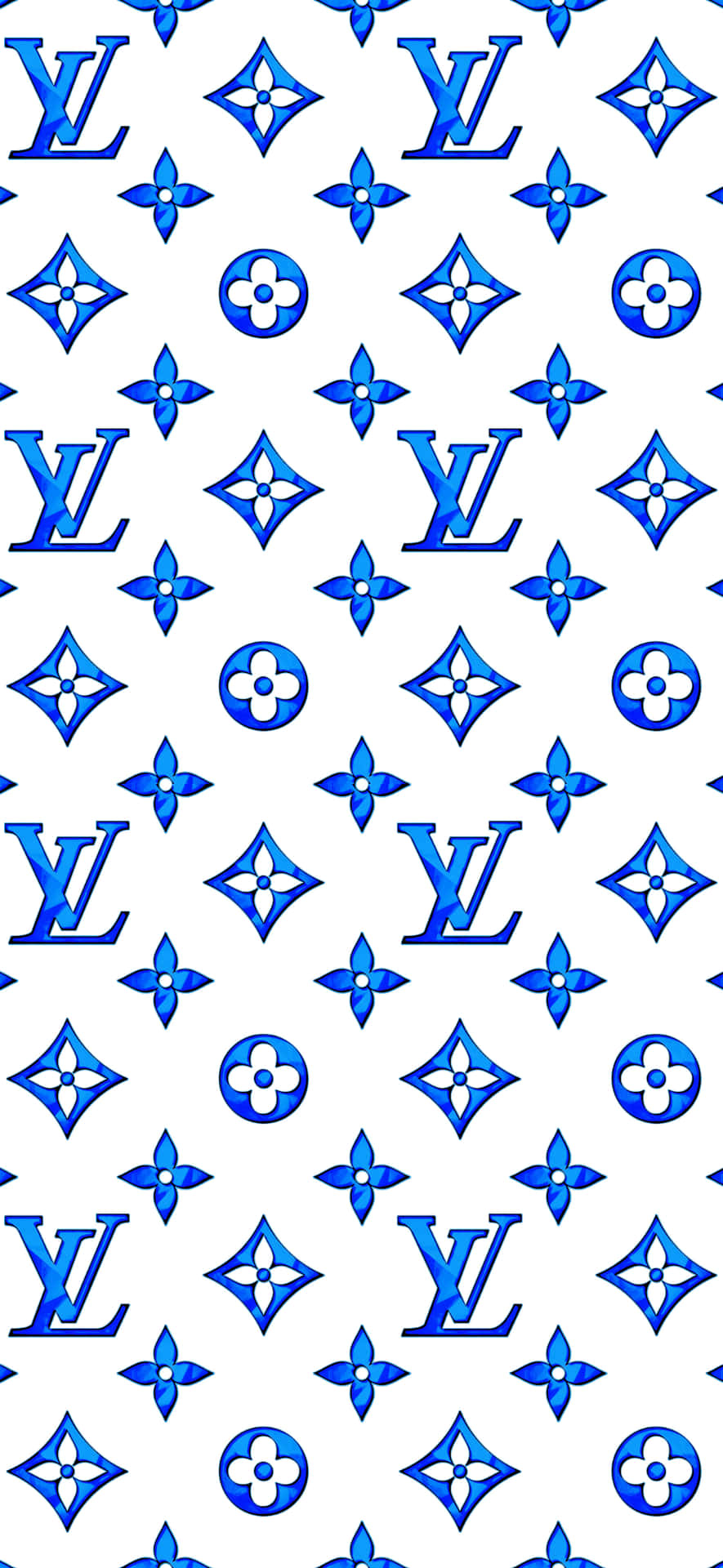 “make A Stylish And Luxurious Statement In Louis Vuitton Blue” Background