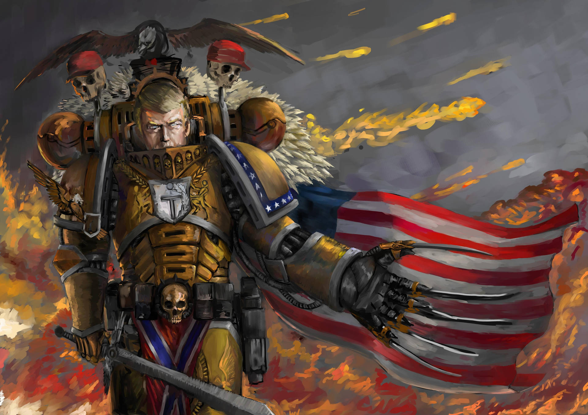 “make America Strong Again” Background