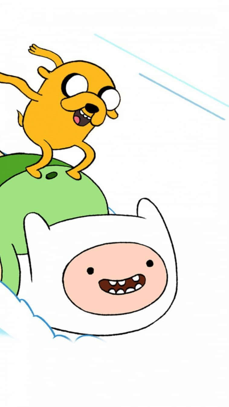Make Every Day An Adventure With The Adventure Time Iphone! Background