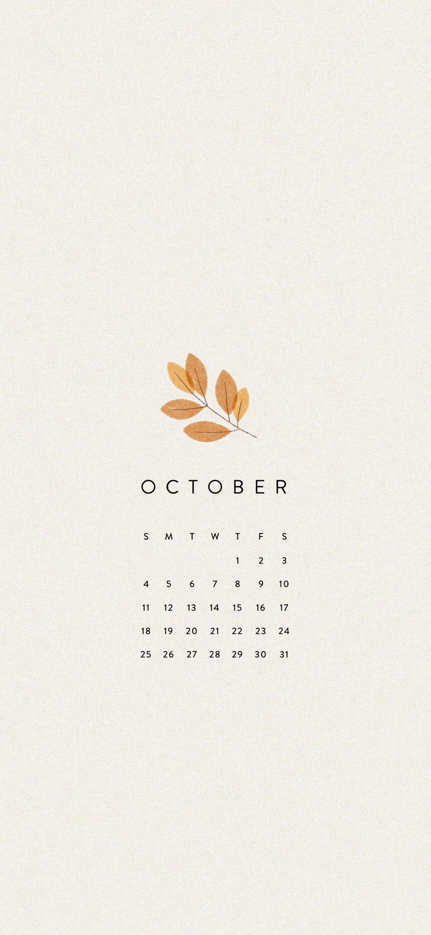 Make Every Day Of October Count With This Pretty Floral Calendar Page. Background