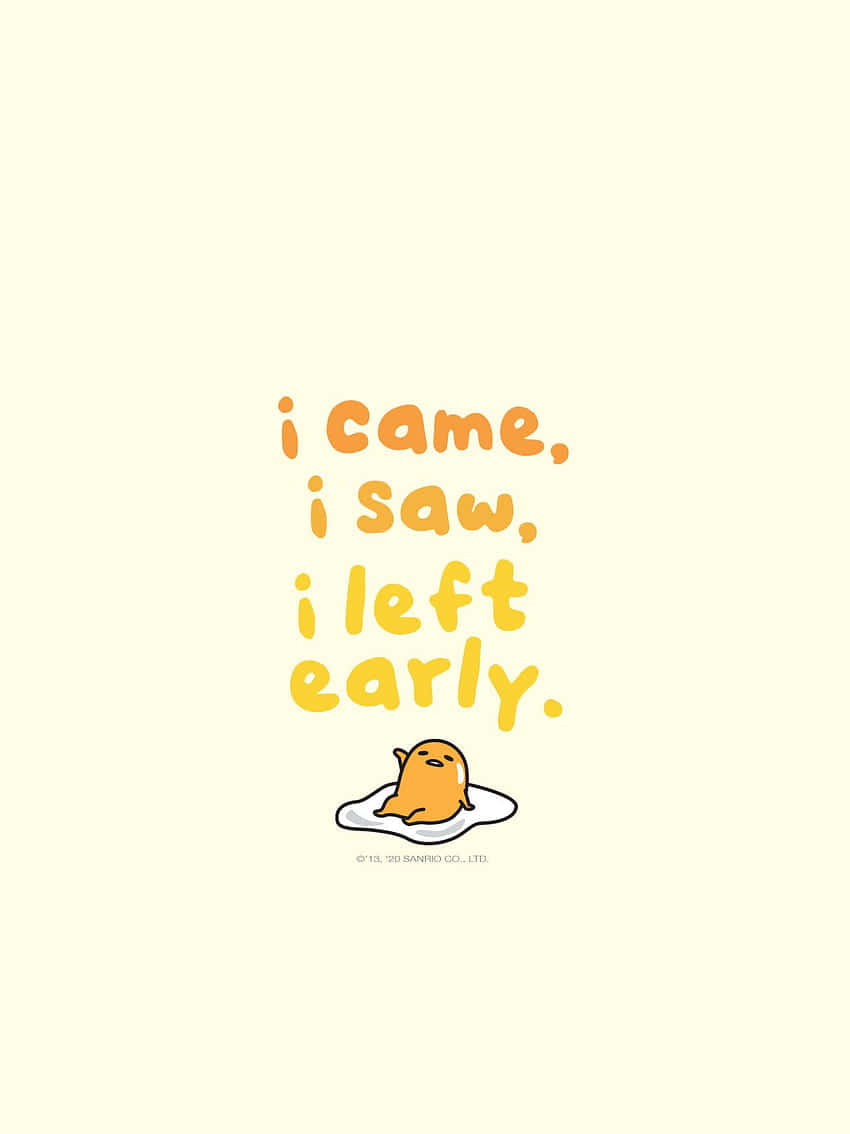 Make Fun Calls With Gudetama! Background