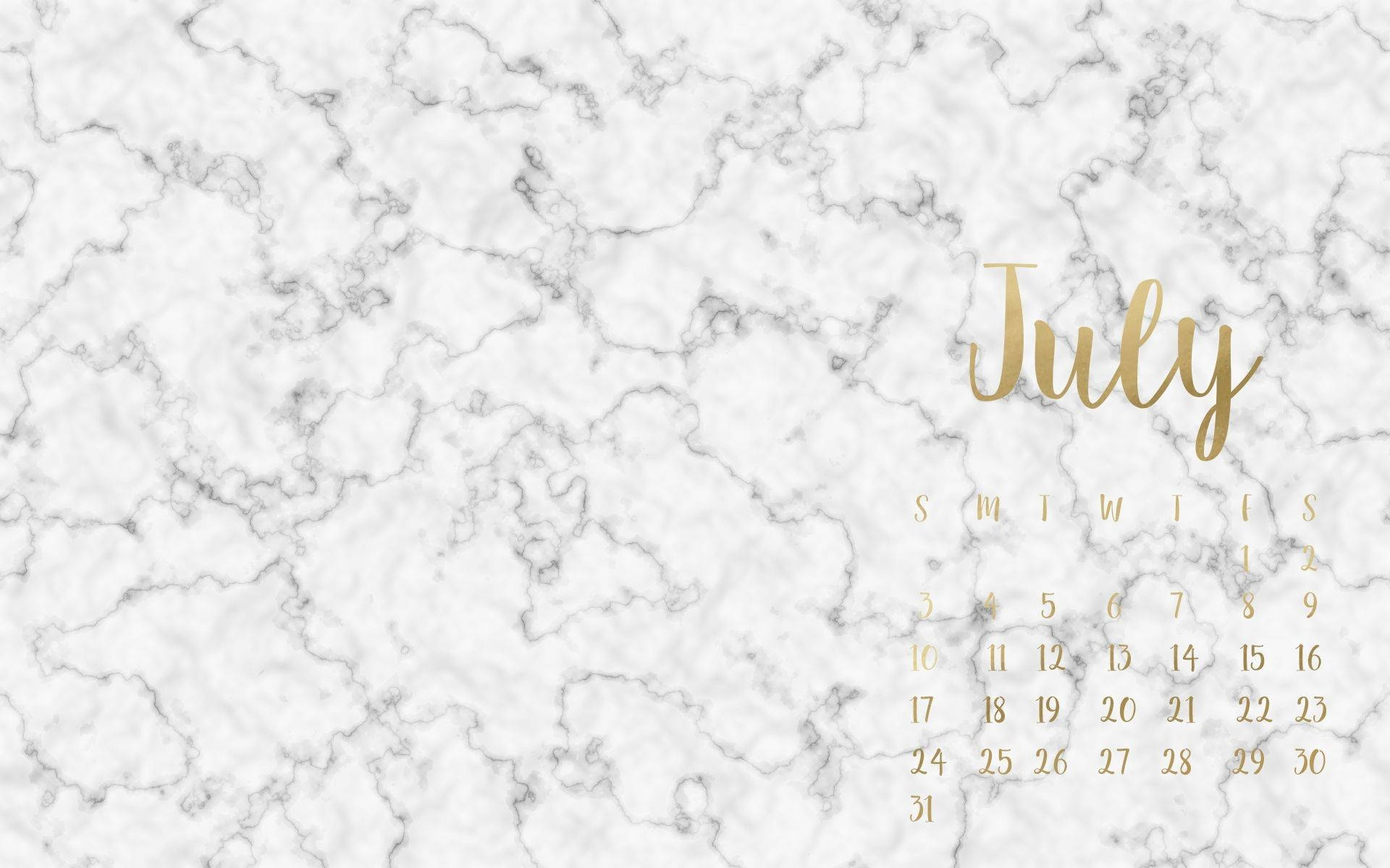 Make The Most Of July Background