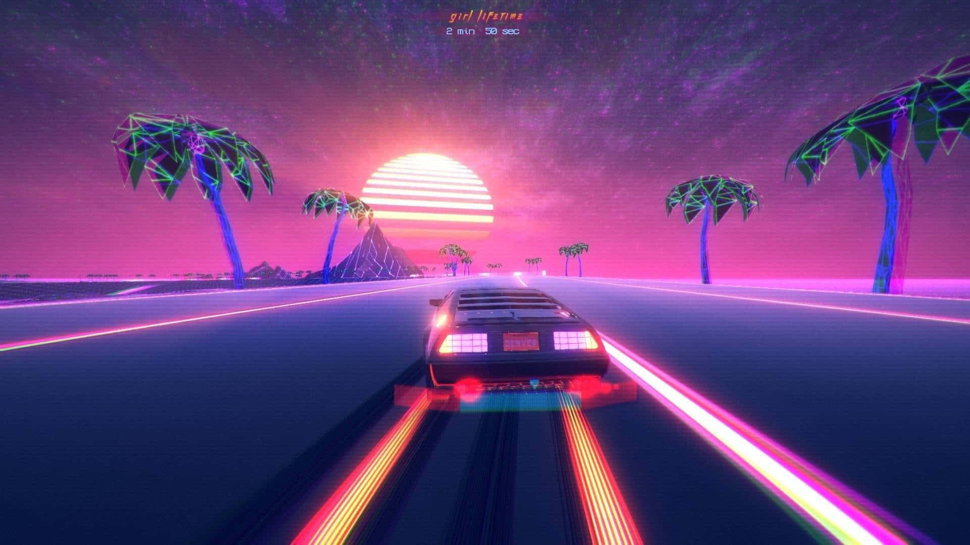Make The Ordinary Extraordinary With Aesthetic Vaporwave. Background