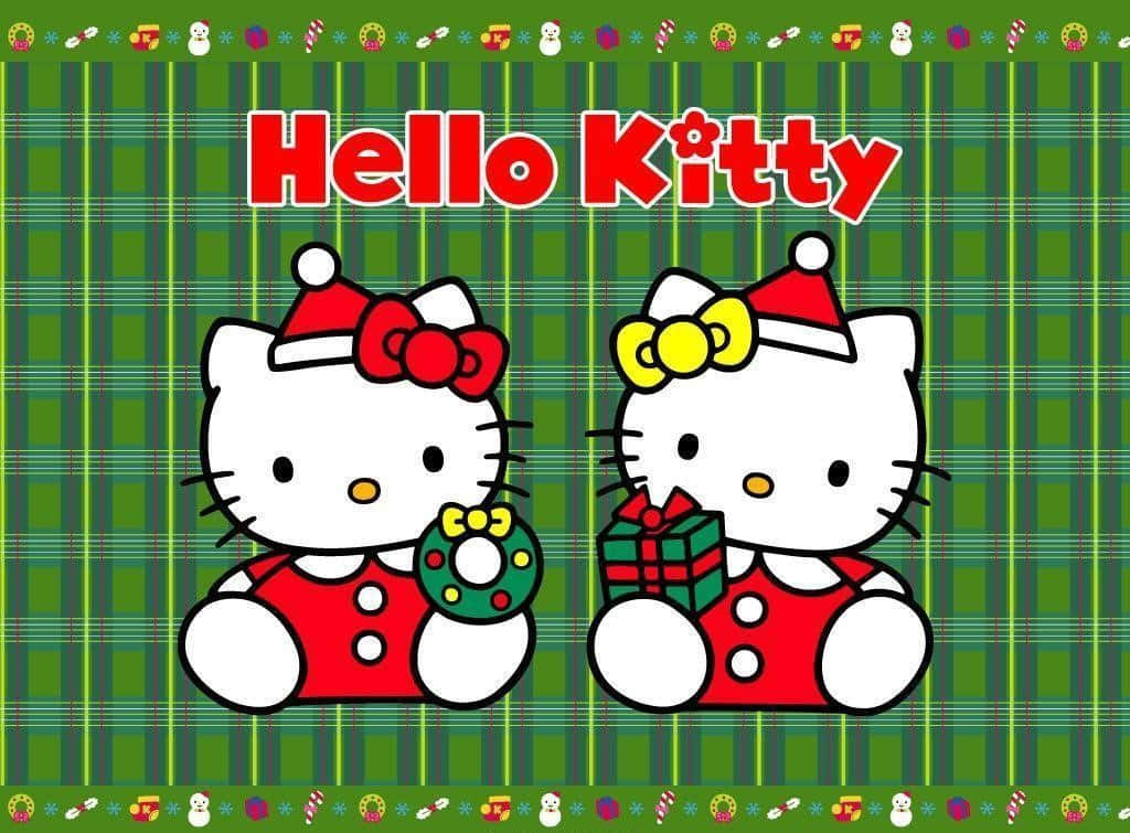 Make Your Christmas Special With Hello Kitty Background