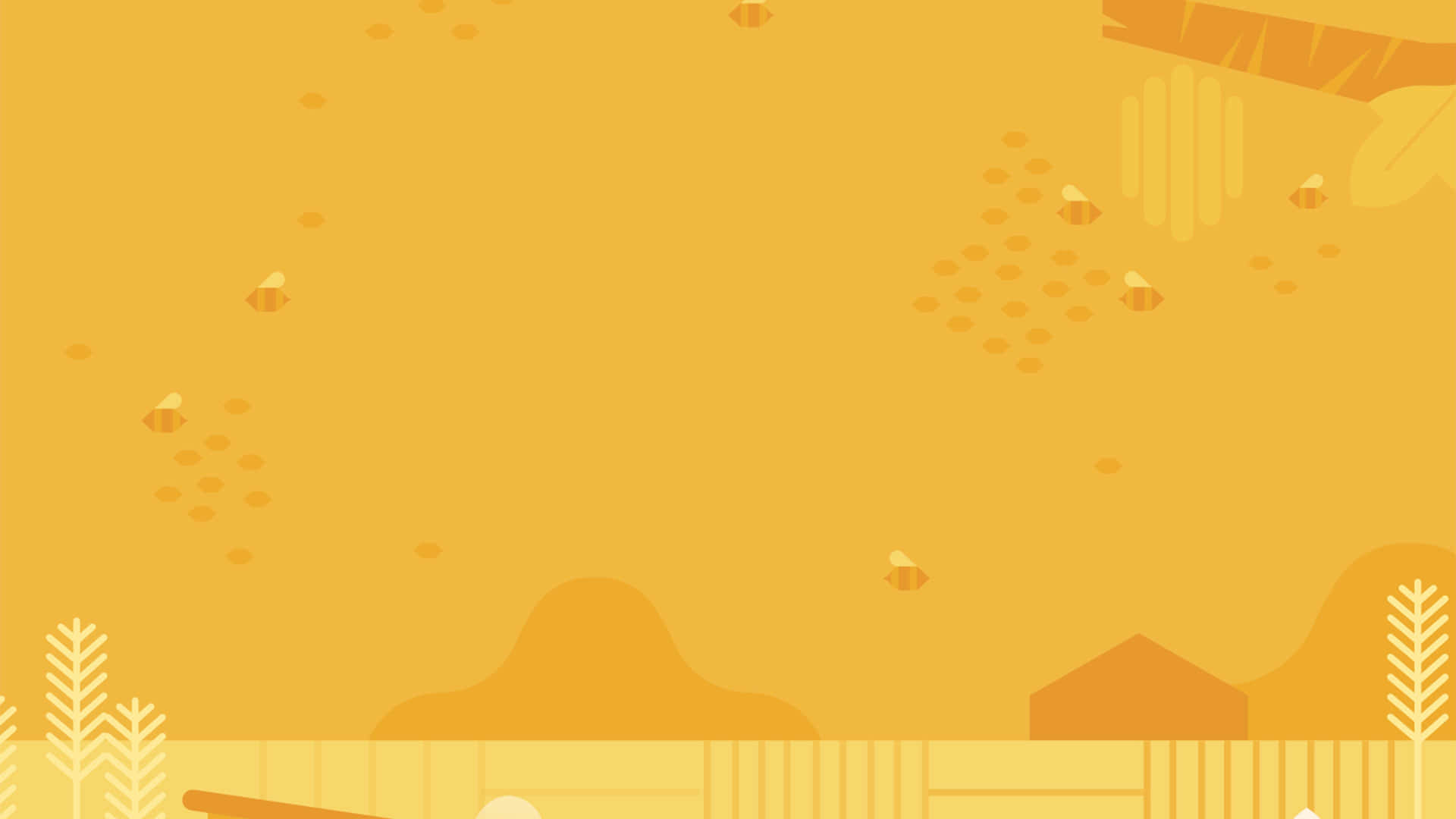 Make Your Desktop Shine With This Cute Yellow Wallpaper Background