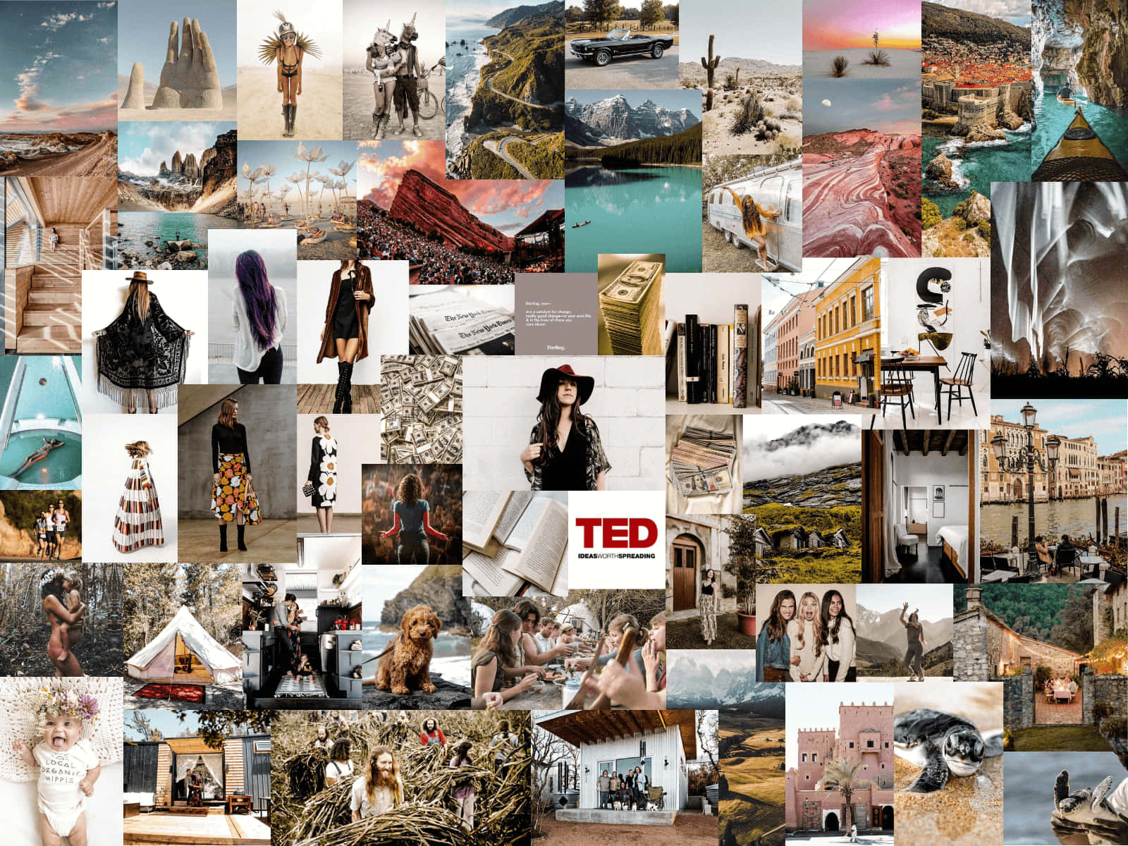 Make Your Dreams A Reality Through Vision Boarding Background