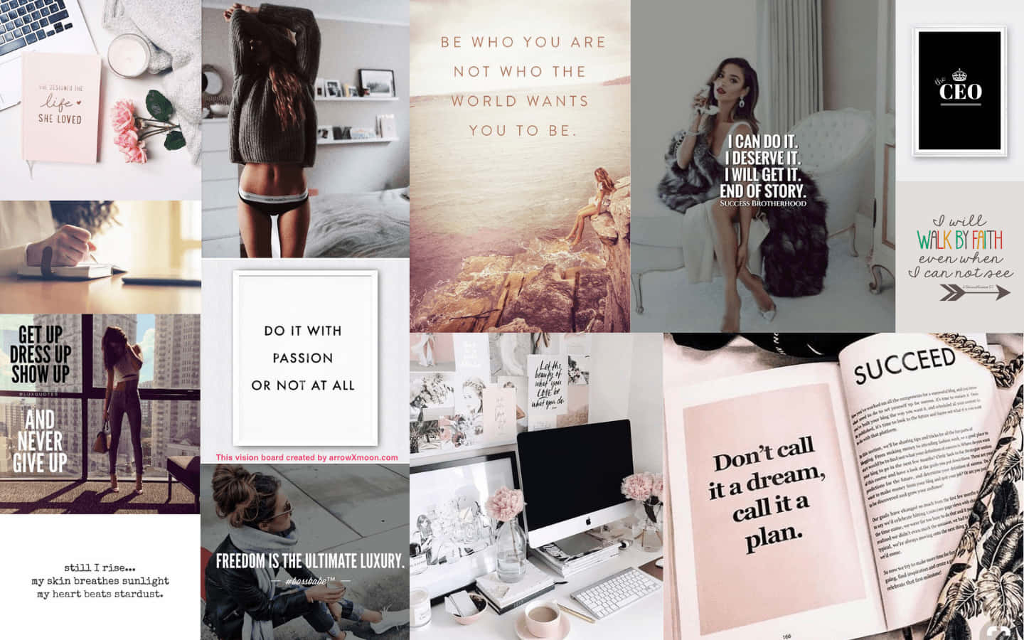 Make Your Dreams Into Reality With A Vision Board Background