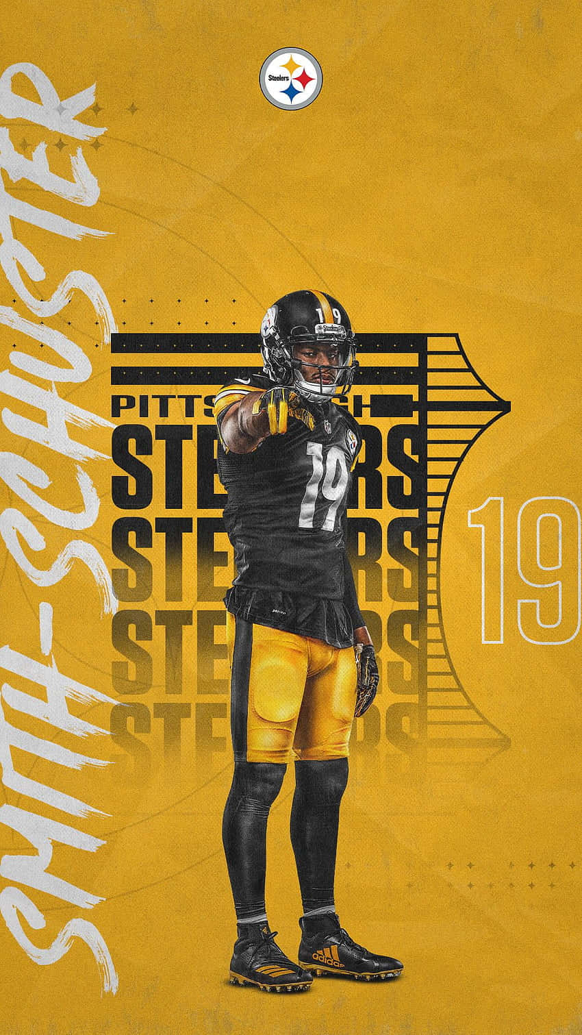 Make Your Iphone Stand Out With This Officially Licensed Pittsburgh Steelers Wallpaper Background